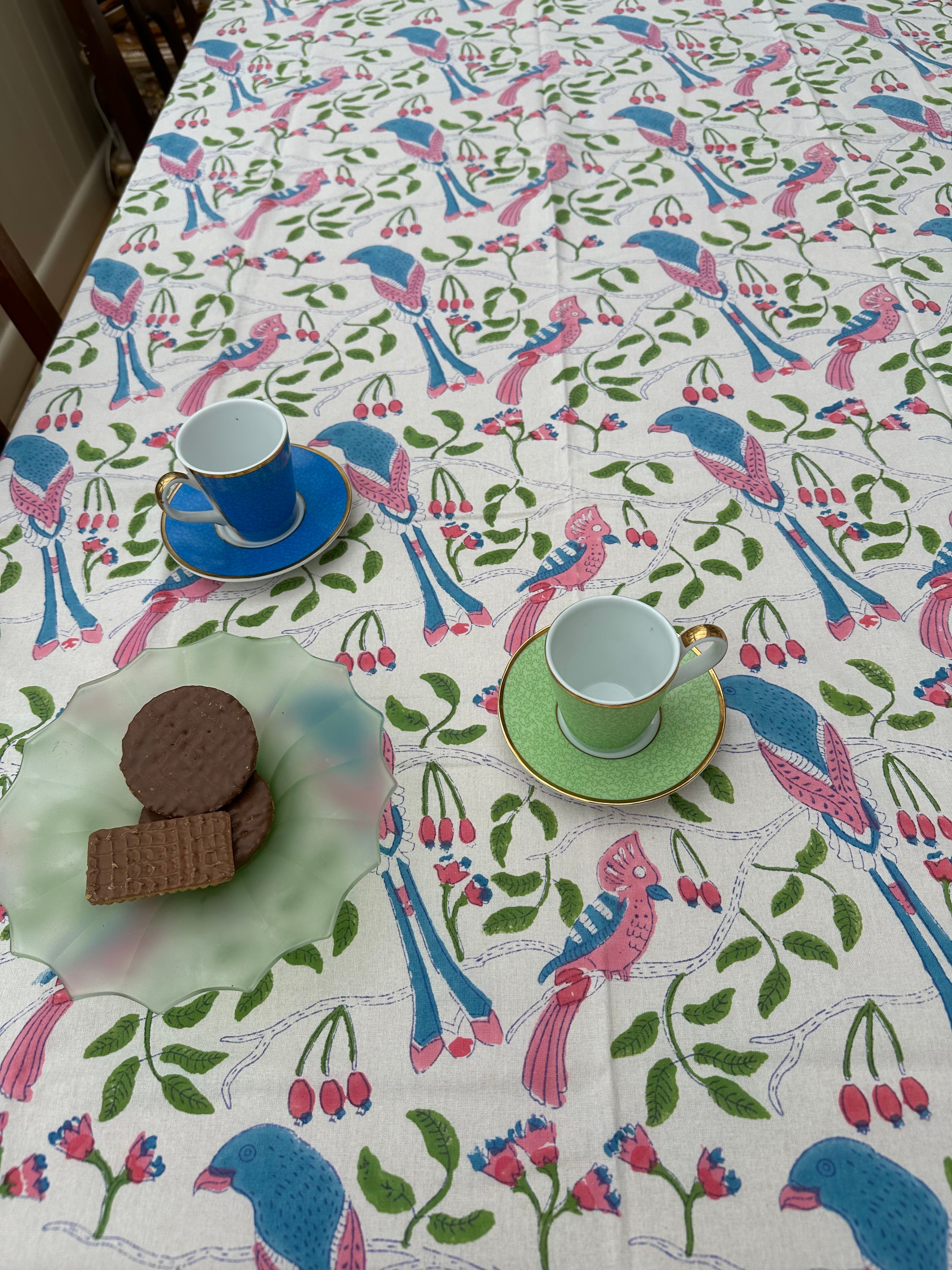 Summer Birds Tablecloth