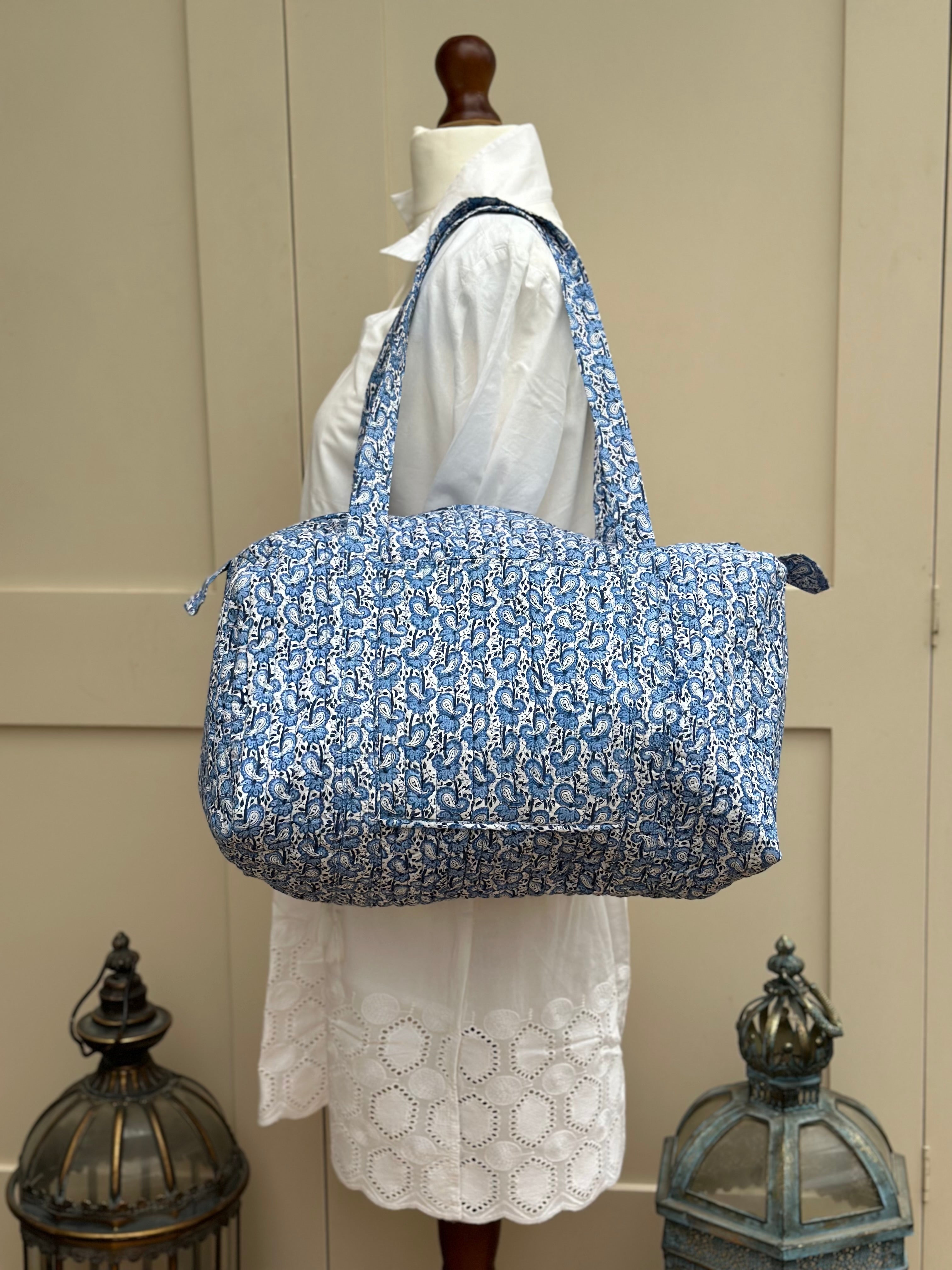 Blue Sky Paisley Bag