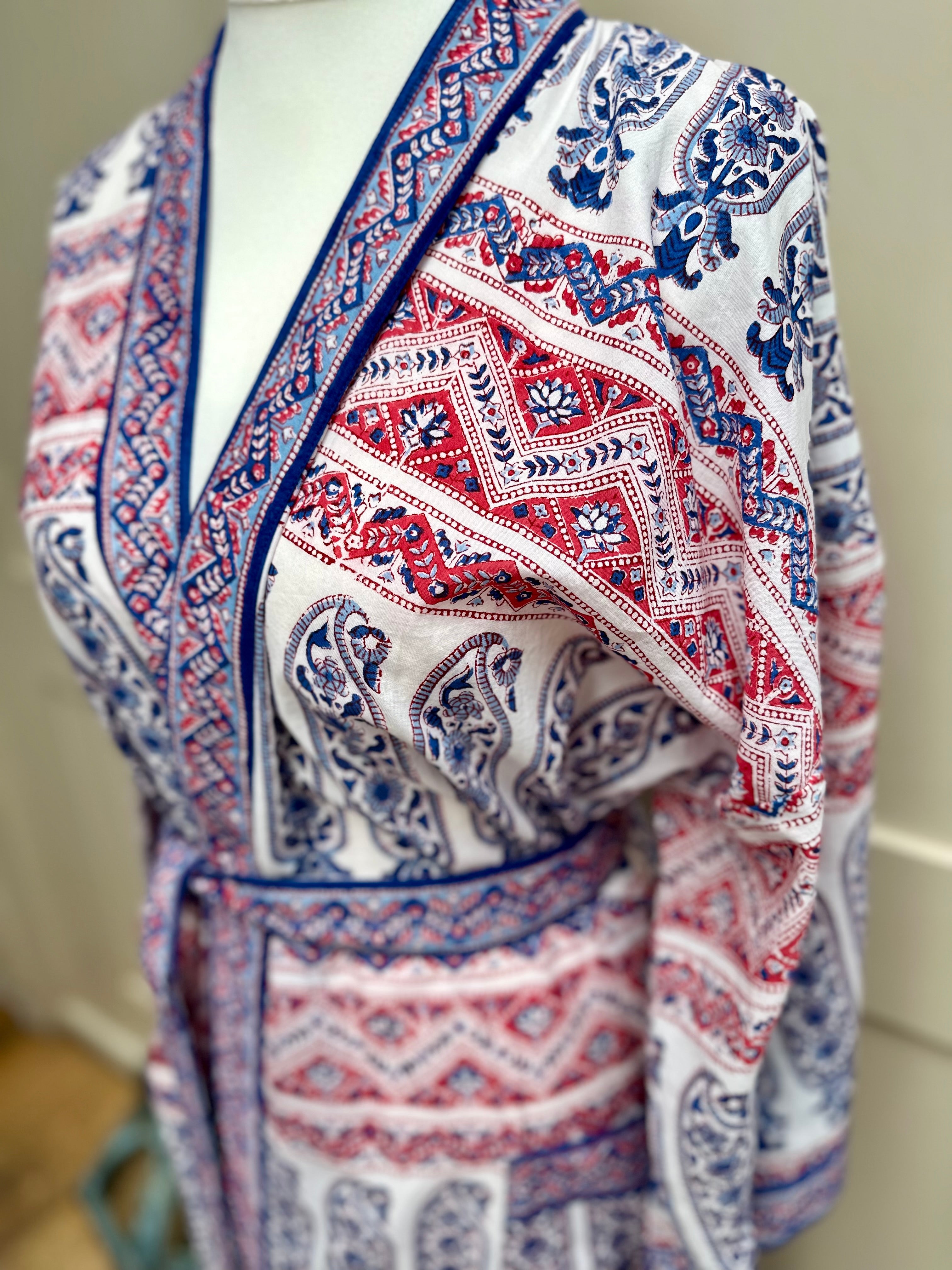 Anokhi Celestina Long Dressing Gown