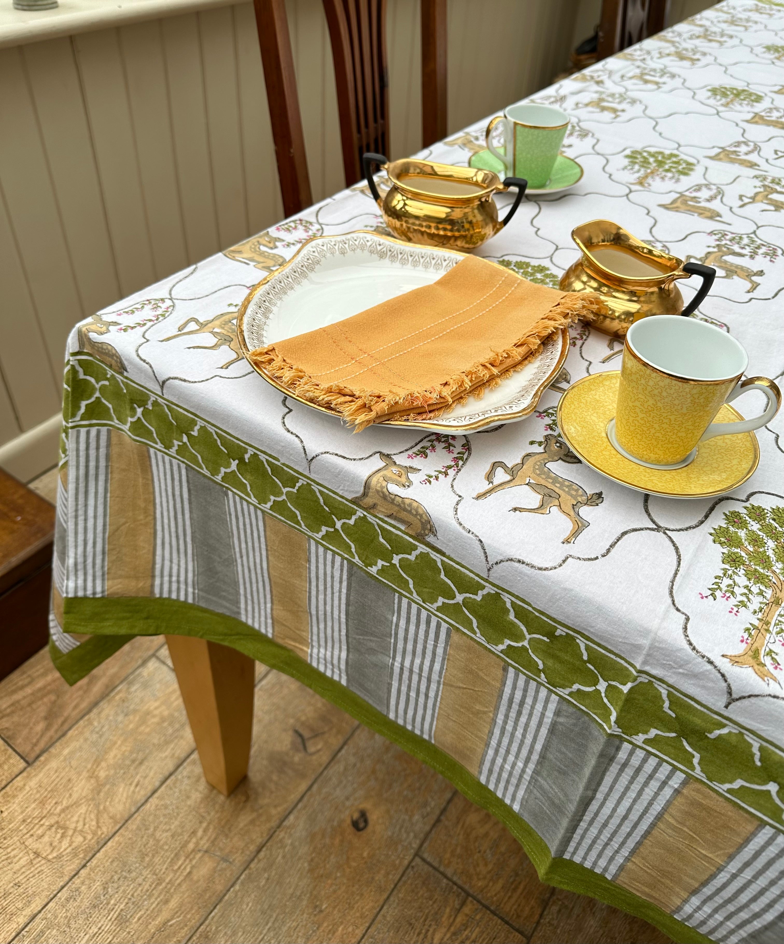Wild Bazaar Gazelle Tablecloth