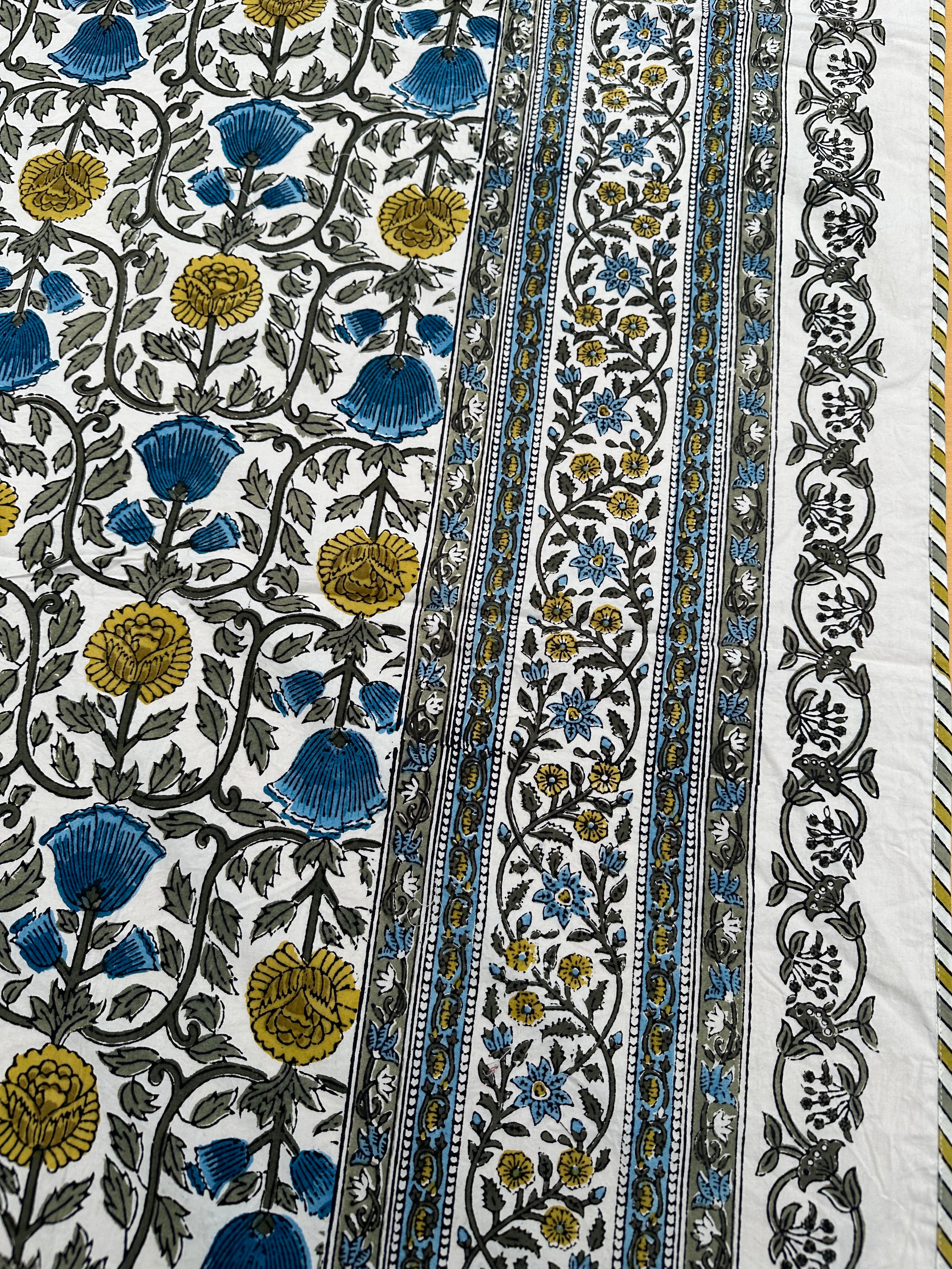 Anokhi White Mysore Tablecloth