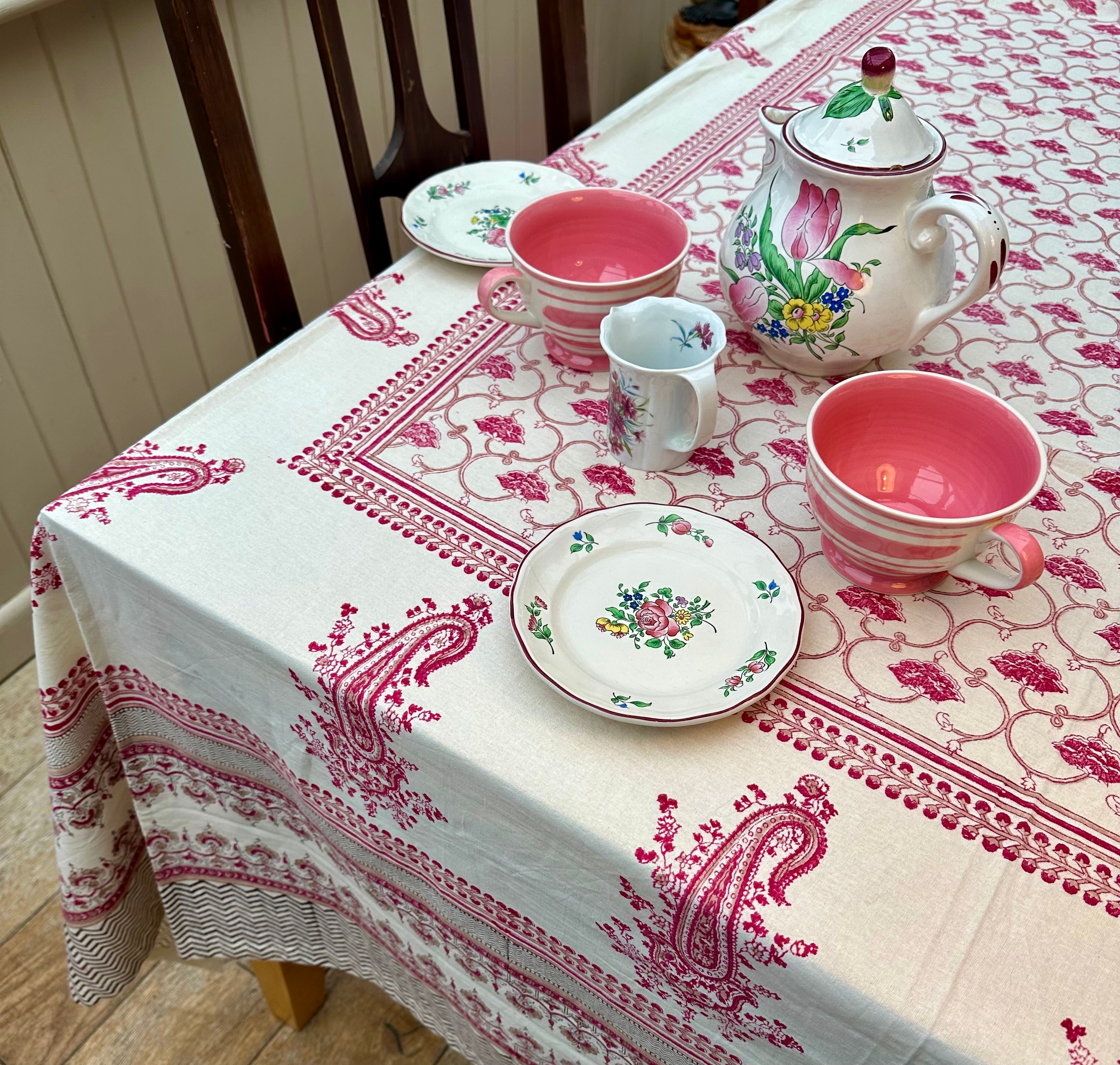 Pink Polly Tablecloth