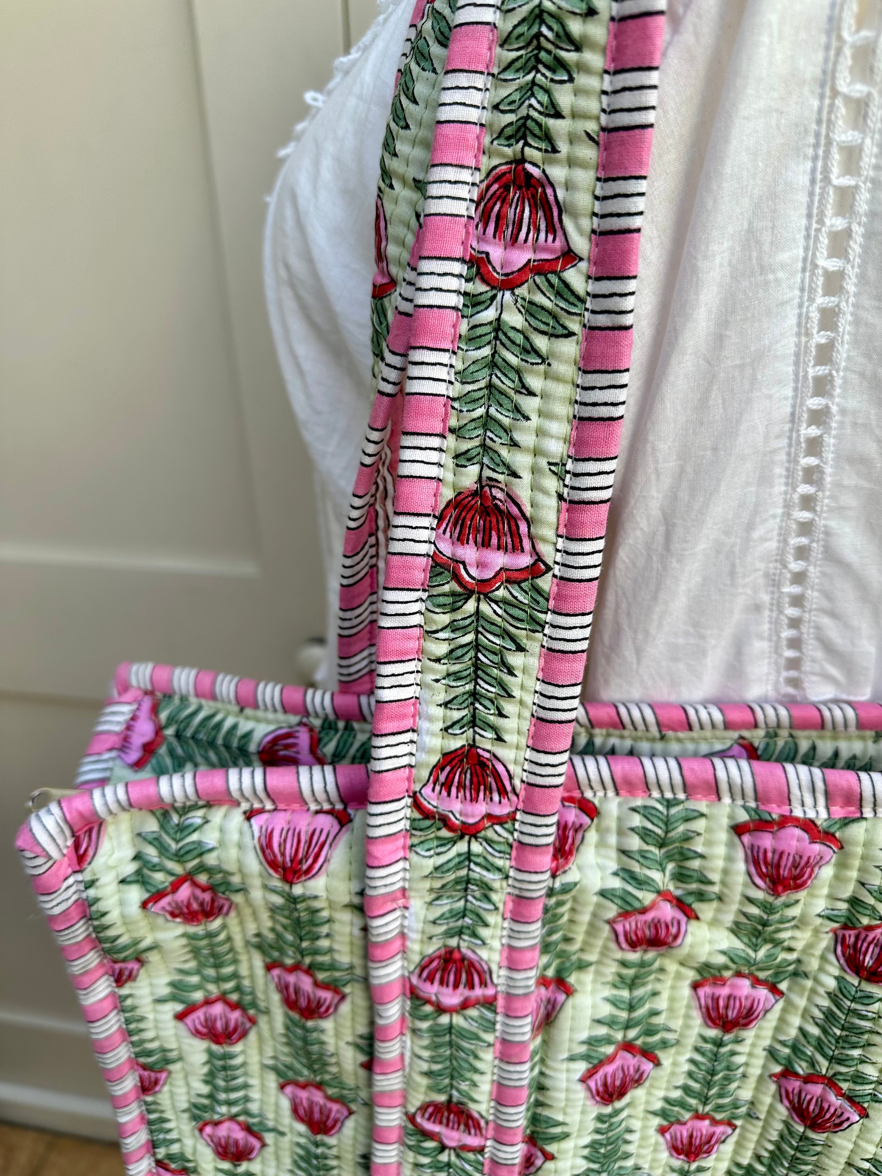 Pink Tulip Zip Oriana Bag