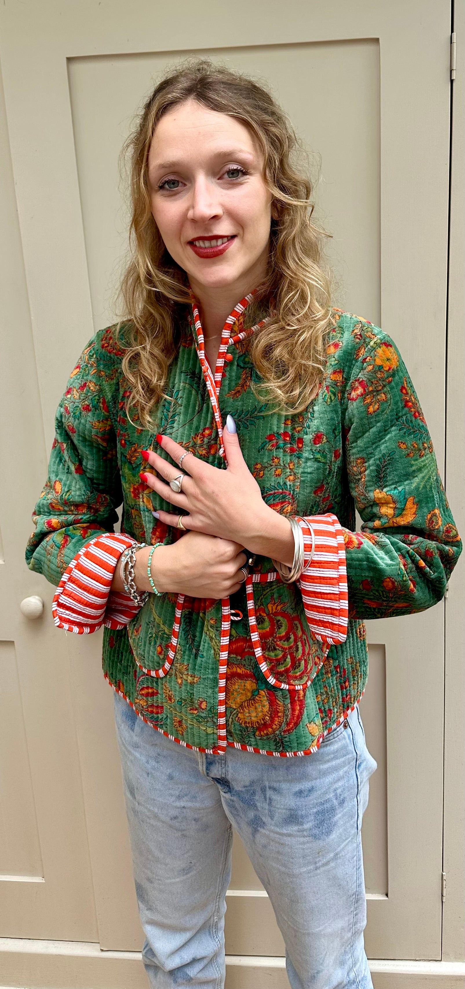 Emerald Velvet Jacket