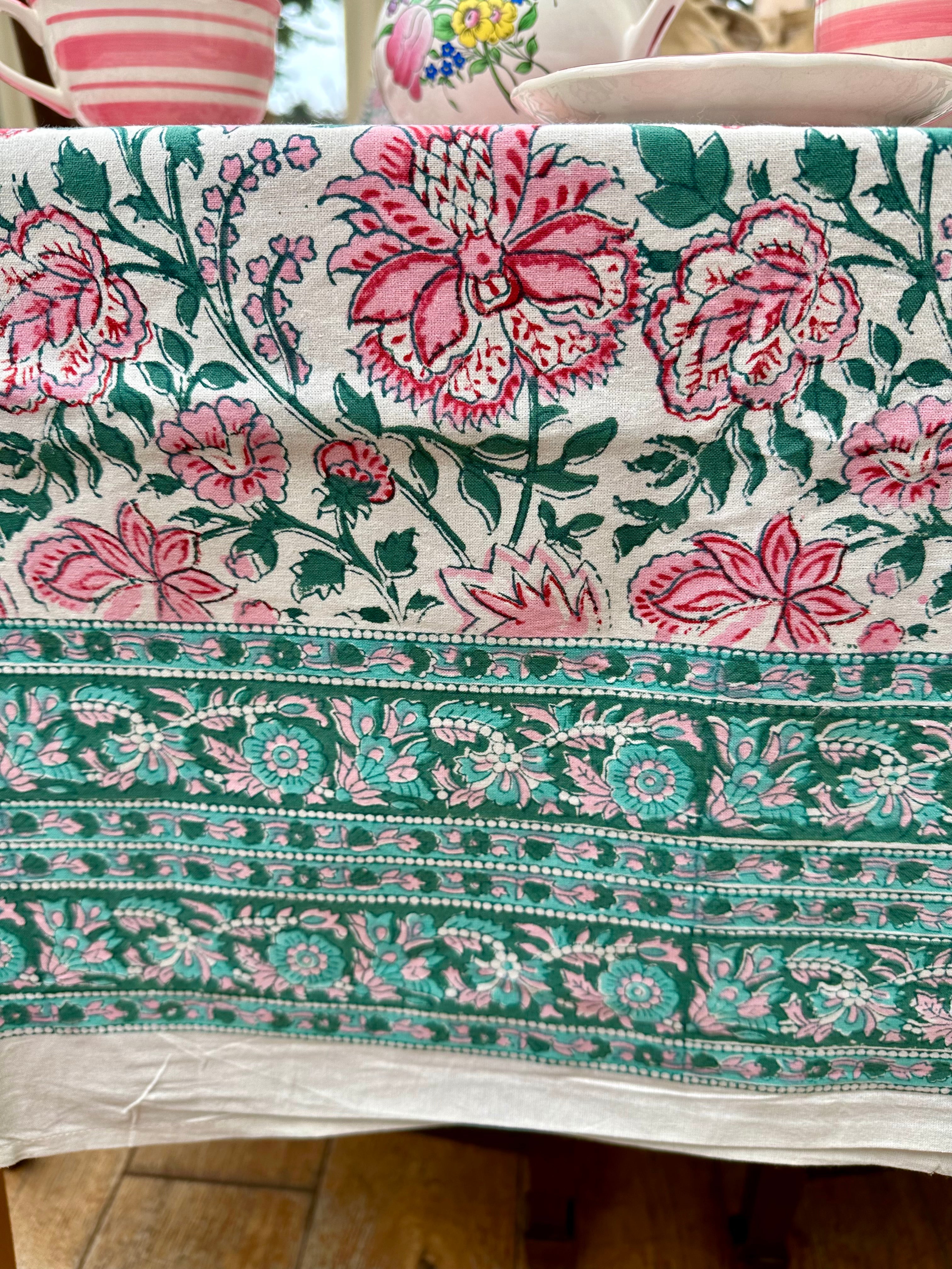 Pink Positano Tablecloth