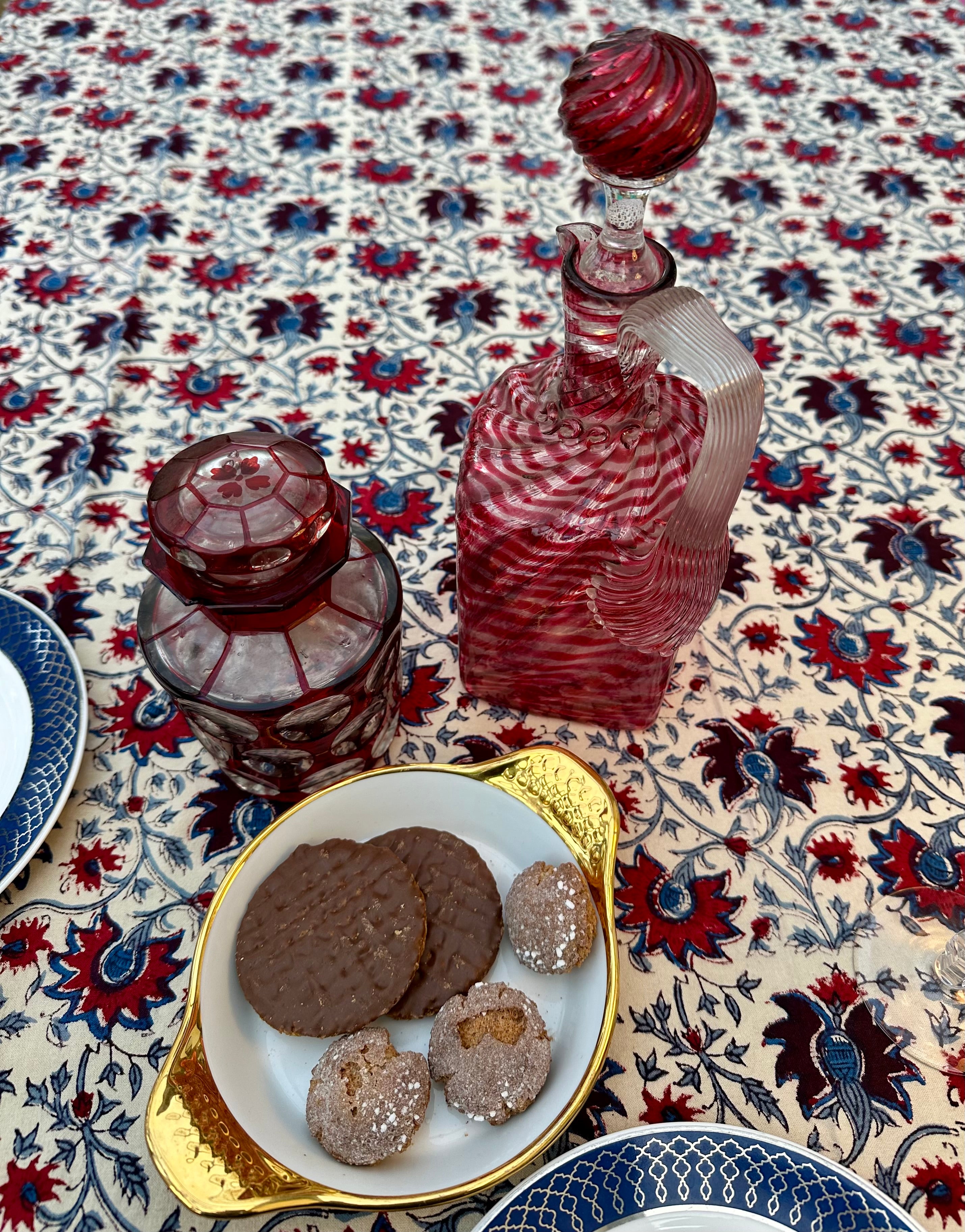 Anokhi Bordeaux Tablecloth