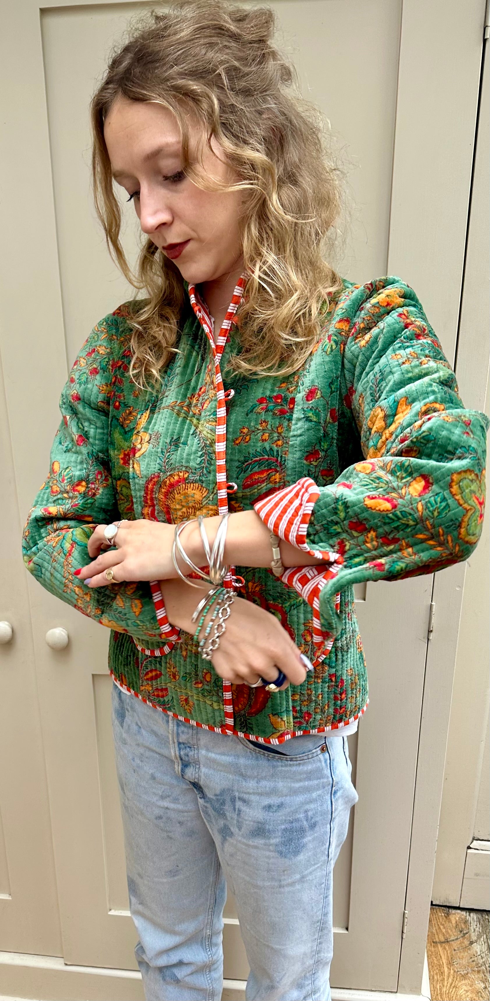 Emerald Velvet Jacket