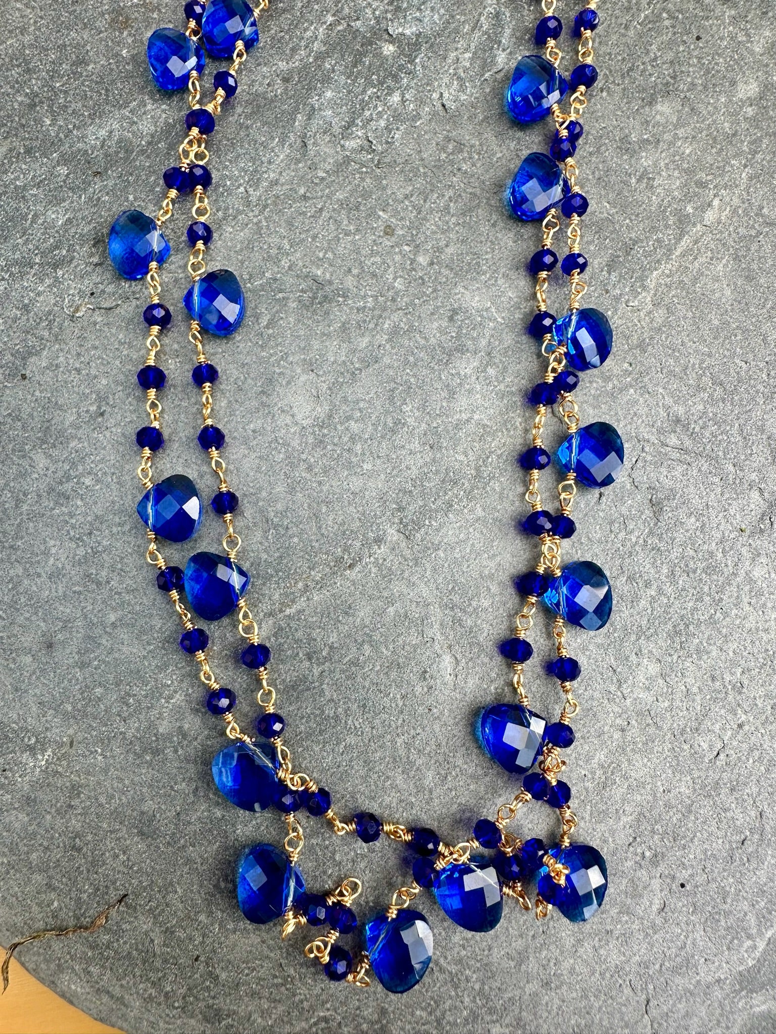 Blue Bead Necklace