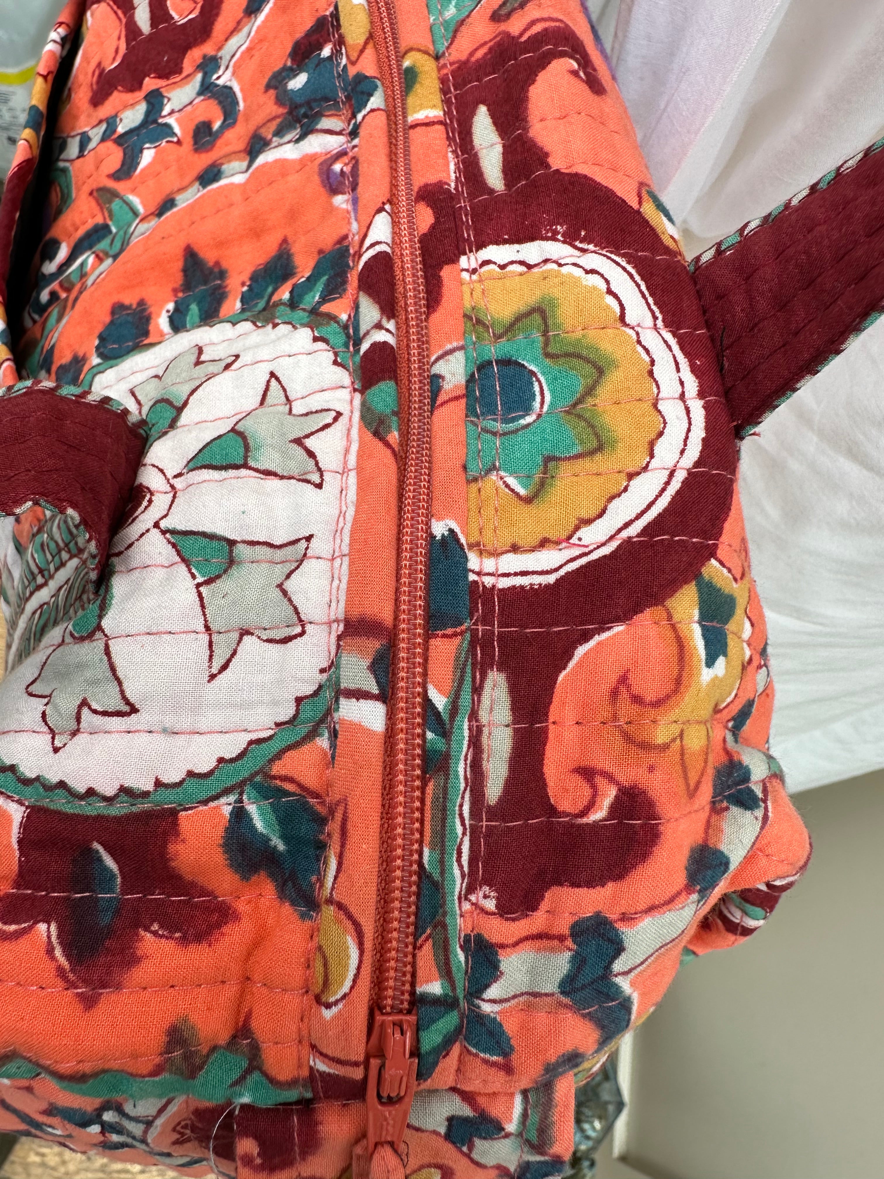 Coral Suzani Bag