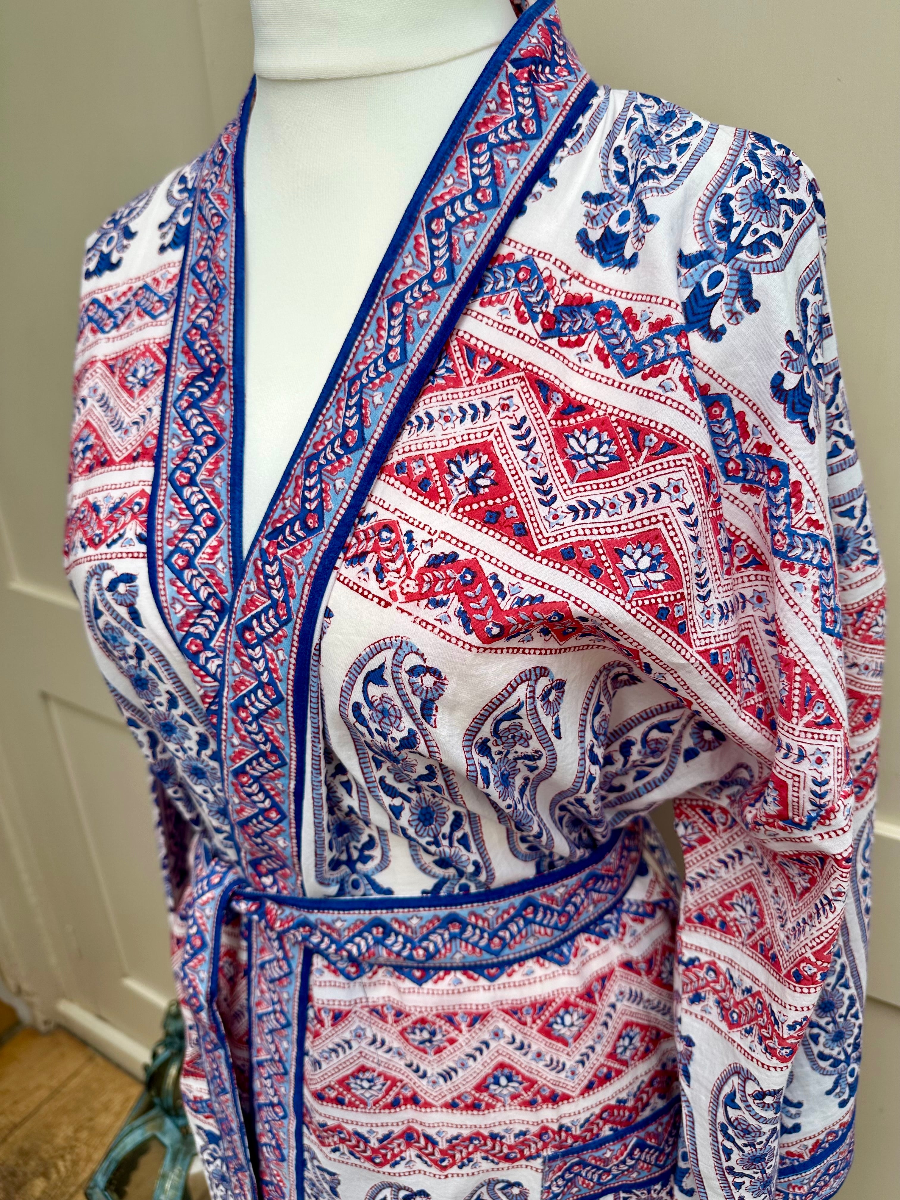Anokhi Celestina Long Dressing Gown