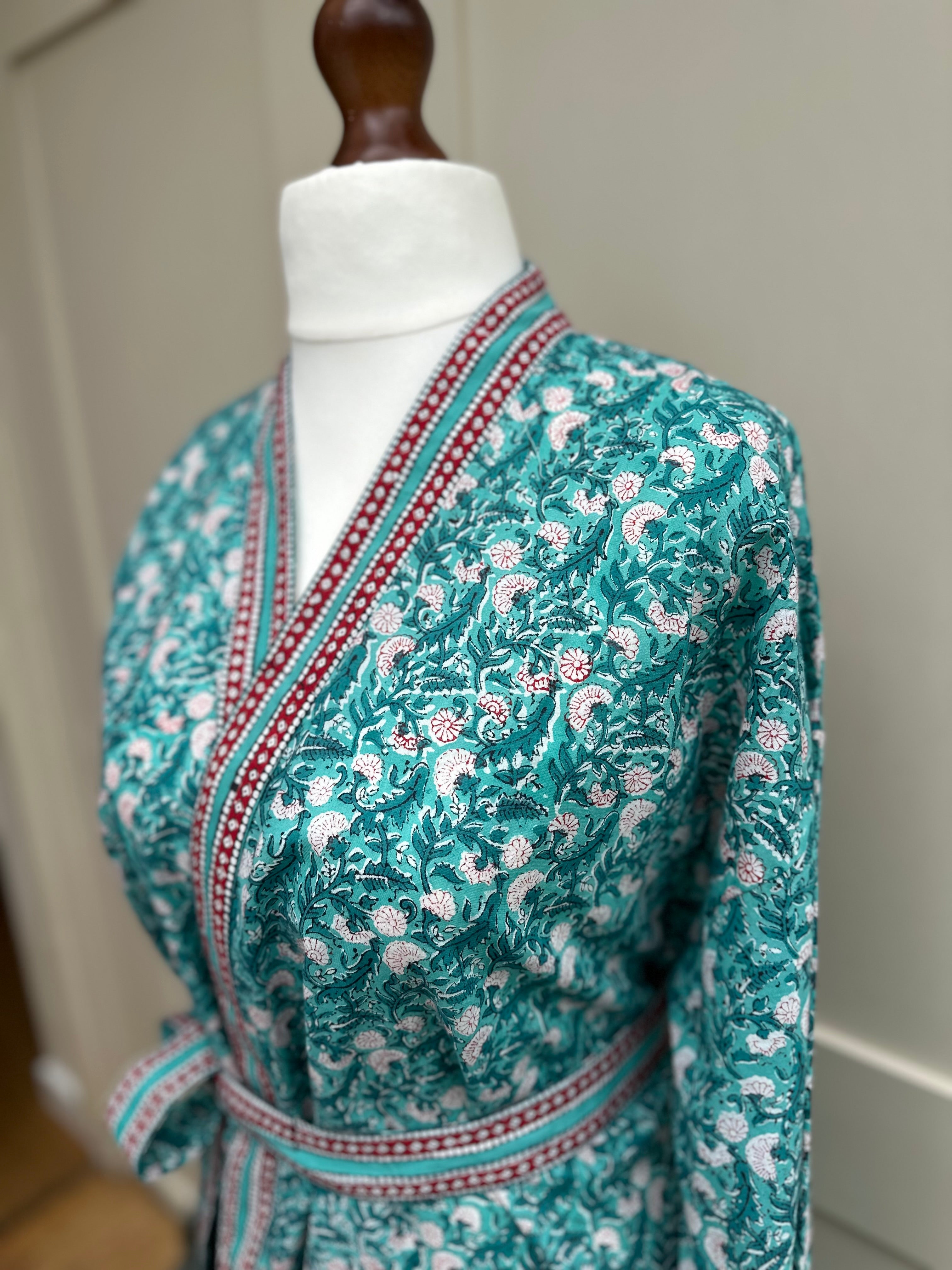 Anokhi Marika Midi Dressing Gown