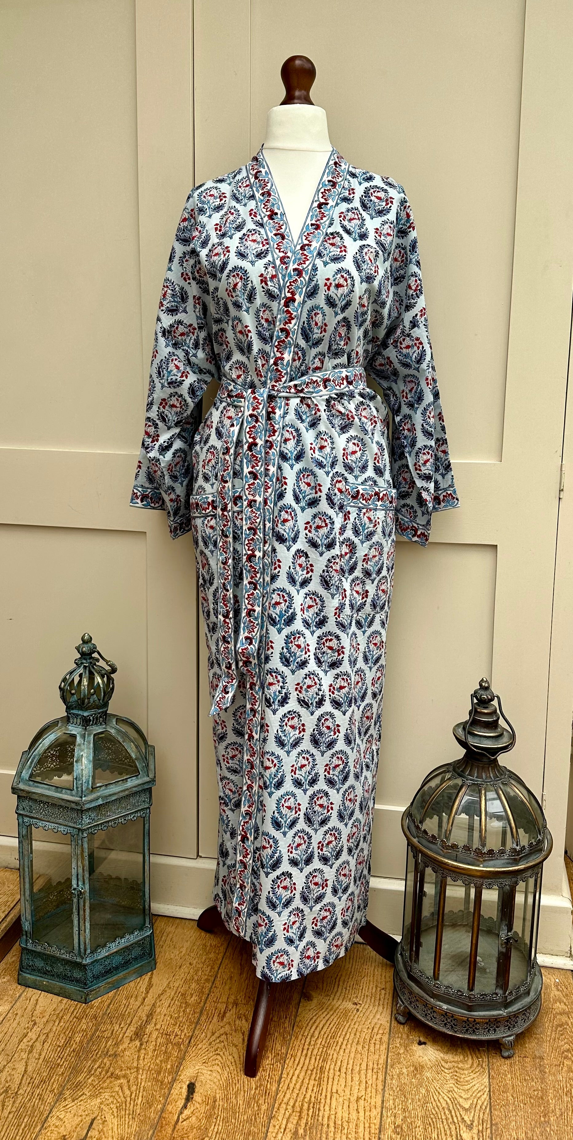 Anokhi Sacha Long Dressing Gown