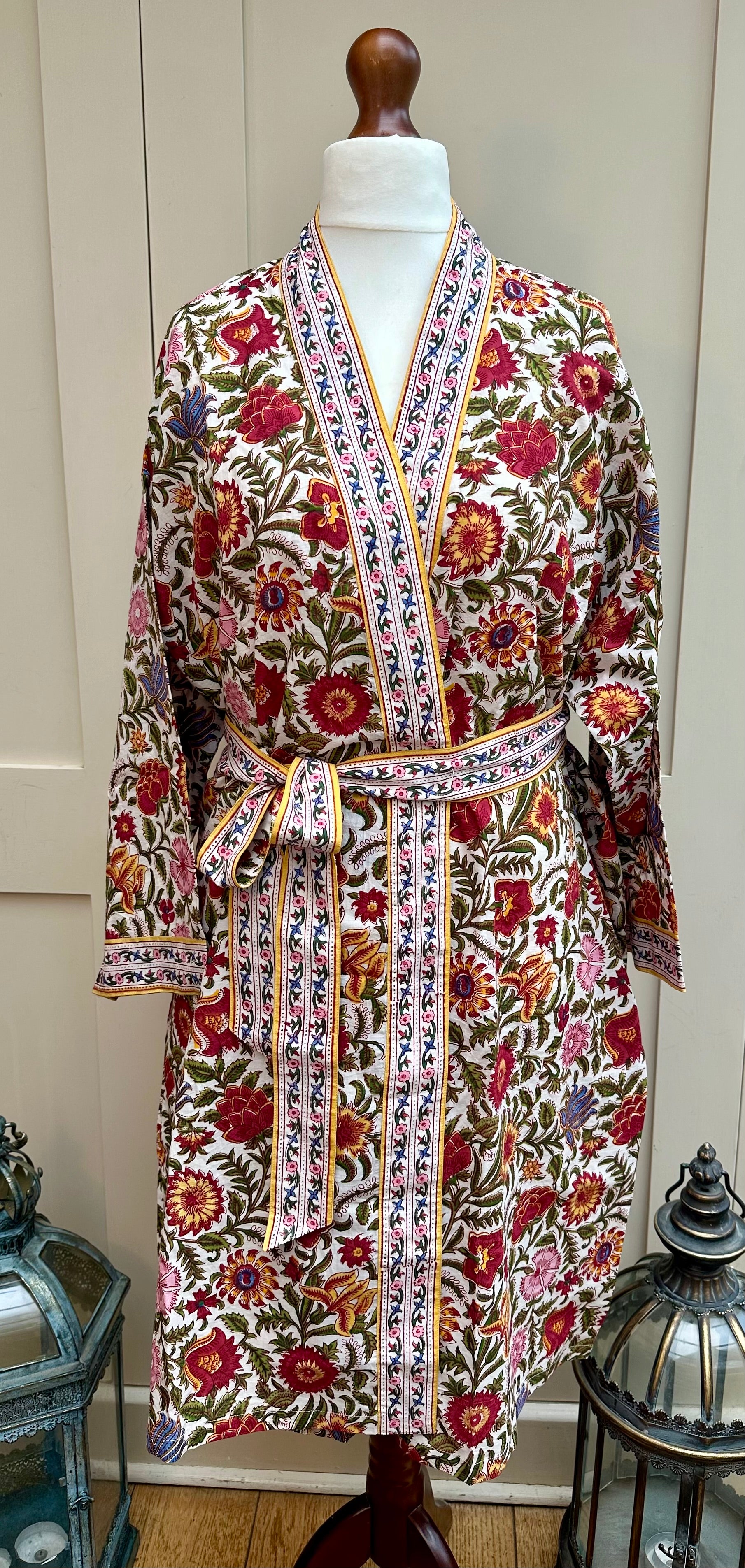 Anokhi Laura Midi Dressing Gown