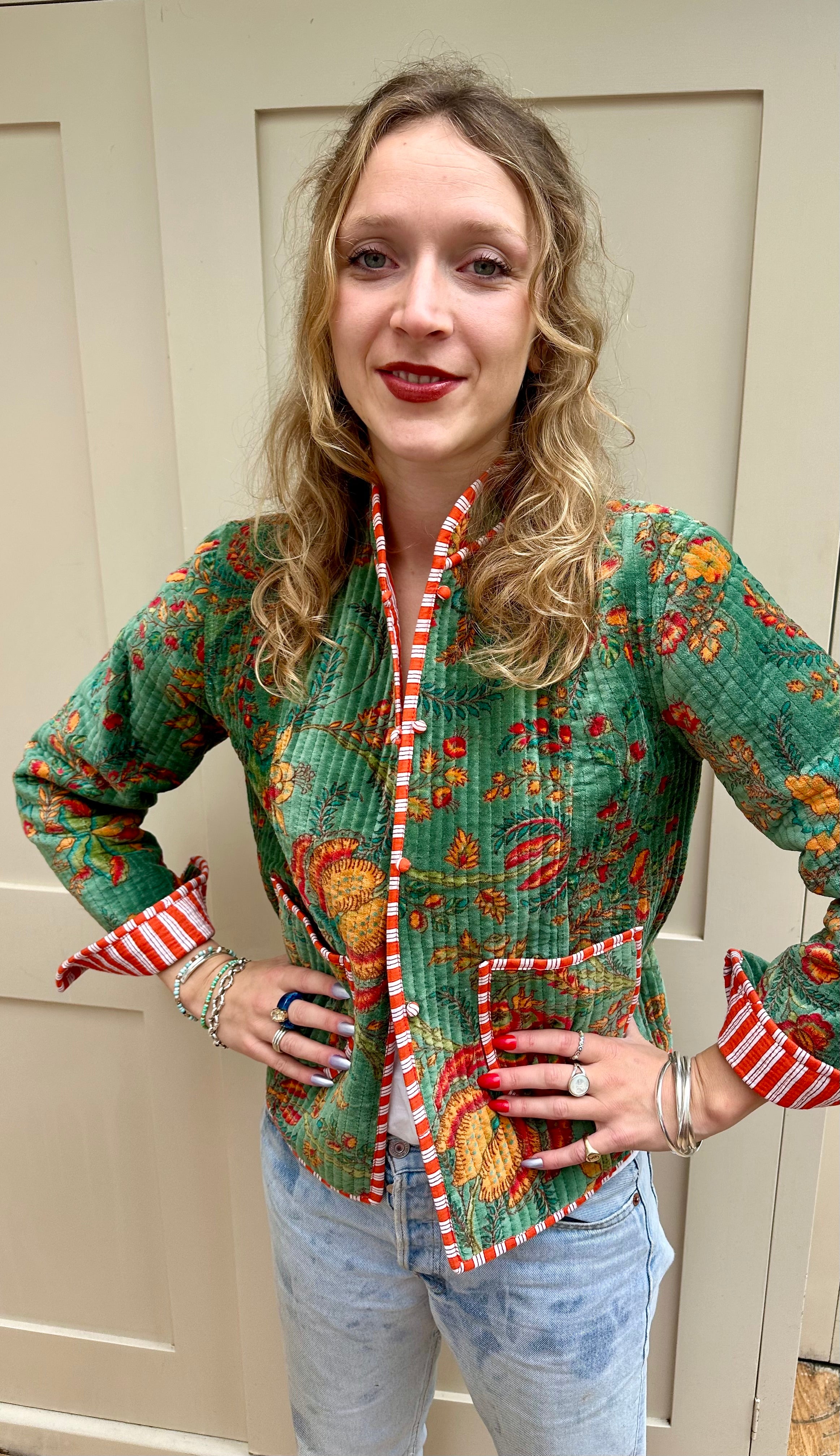 Emerald Velvet Jacket