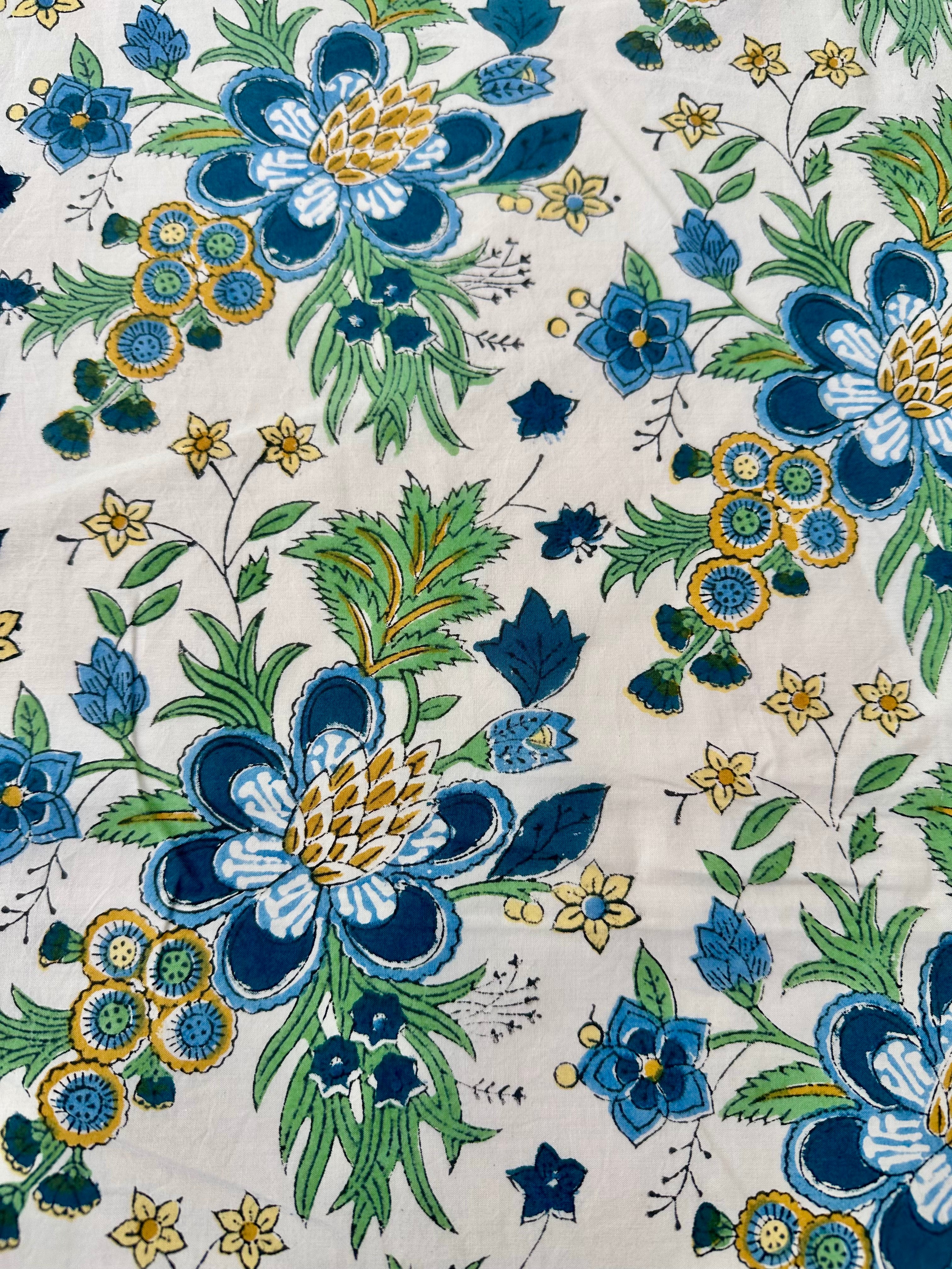Anokhi White Lodhi Tablecloth