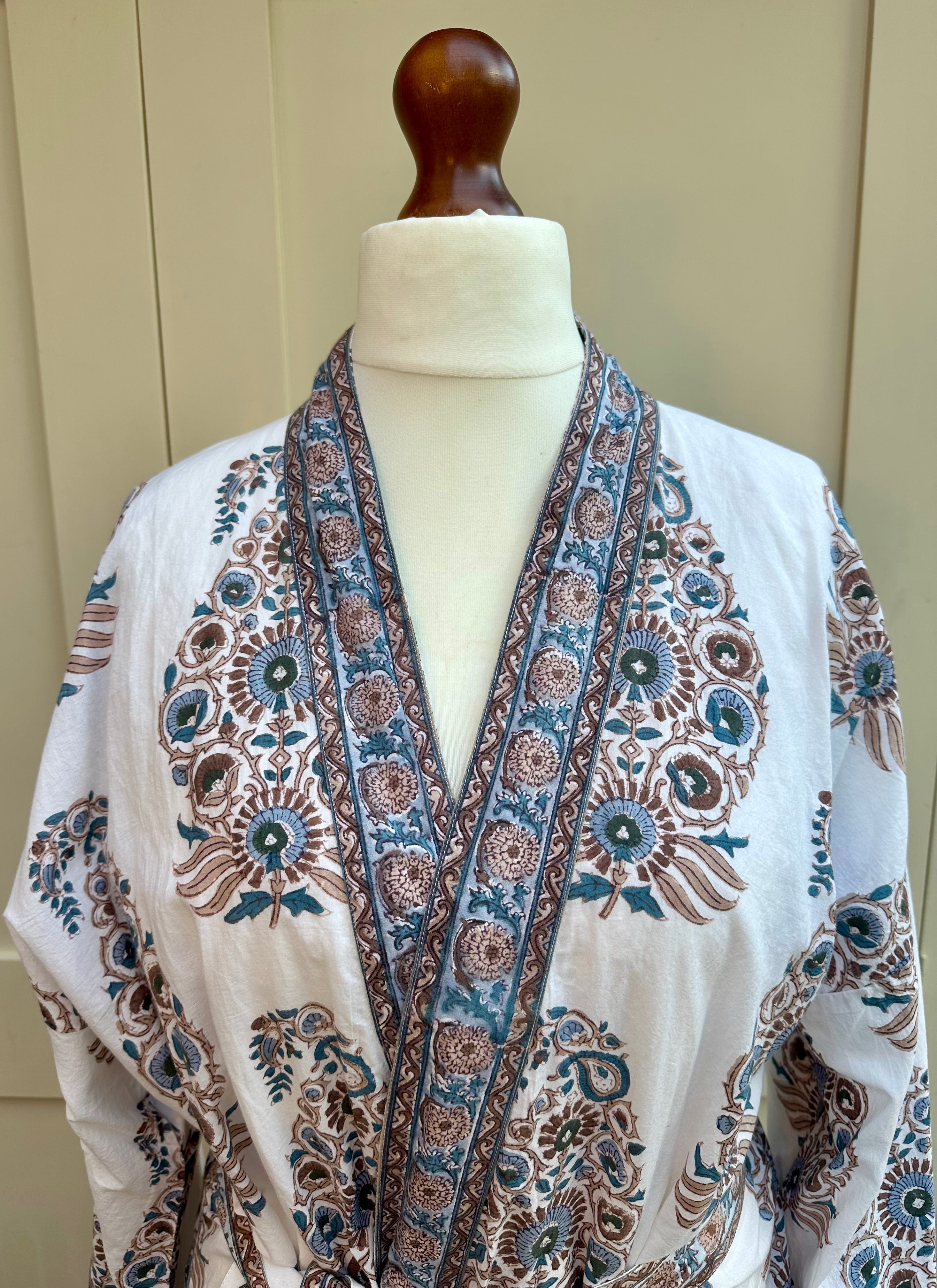 Anokhi Taormina Long Dressing Gown