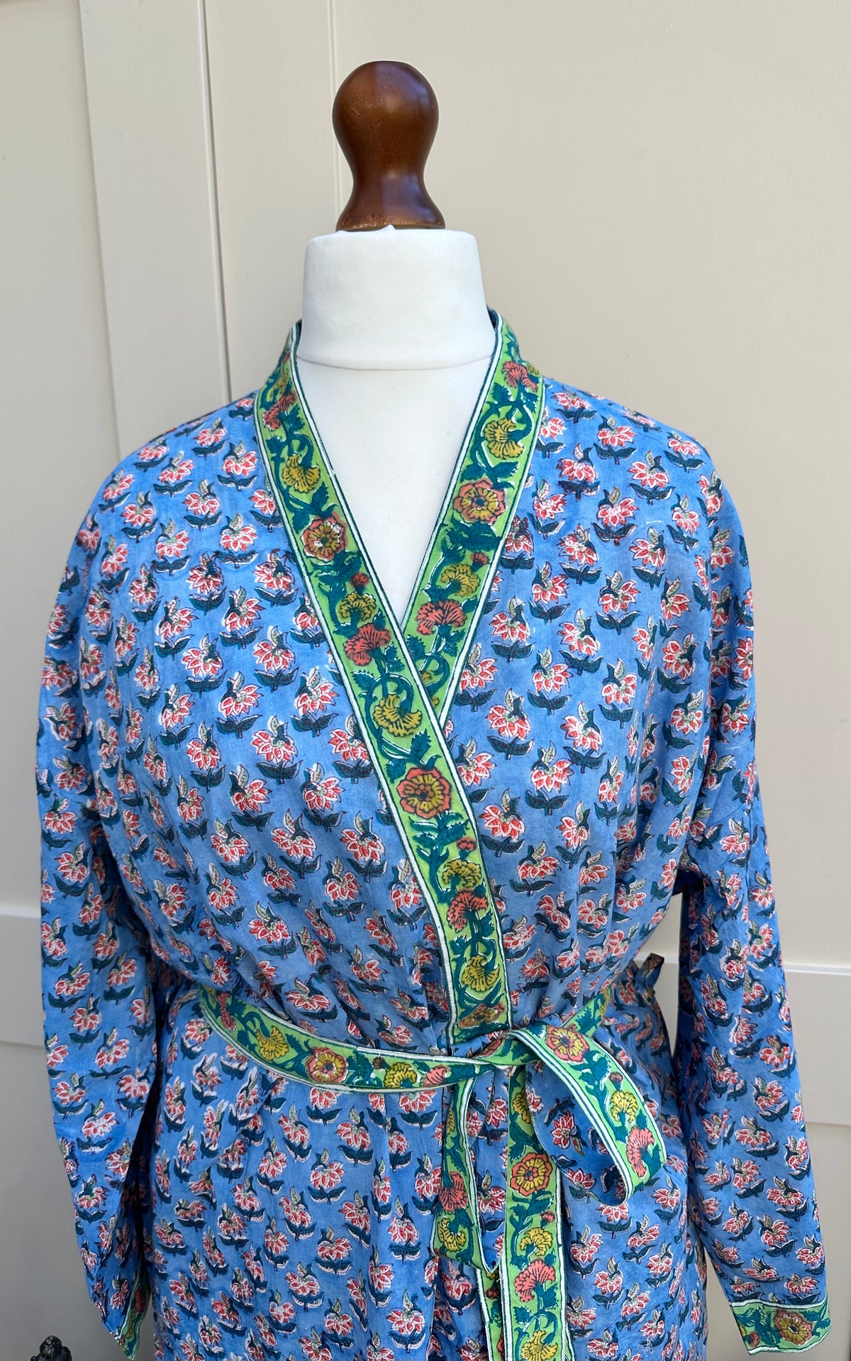 Anokhi Aegean Midi Dressing Gown