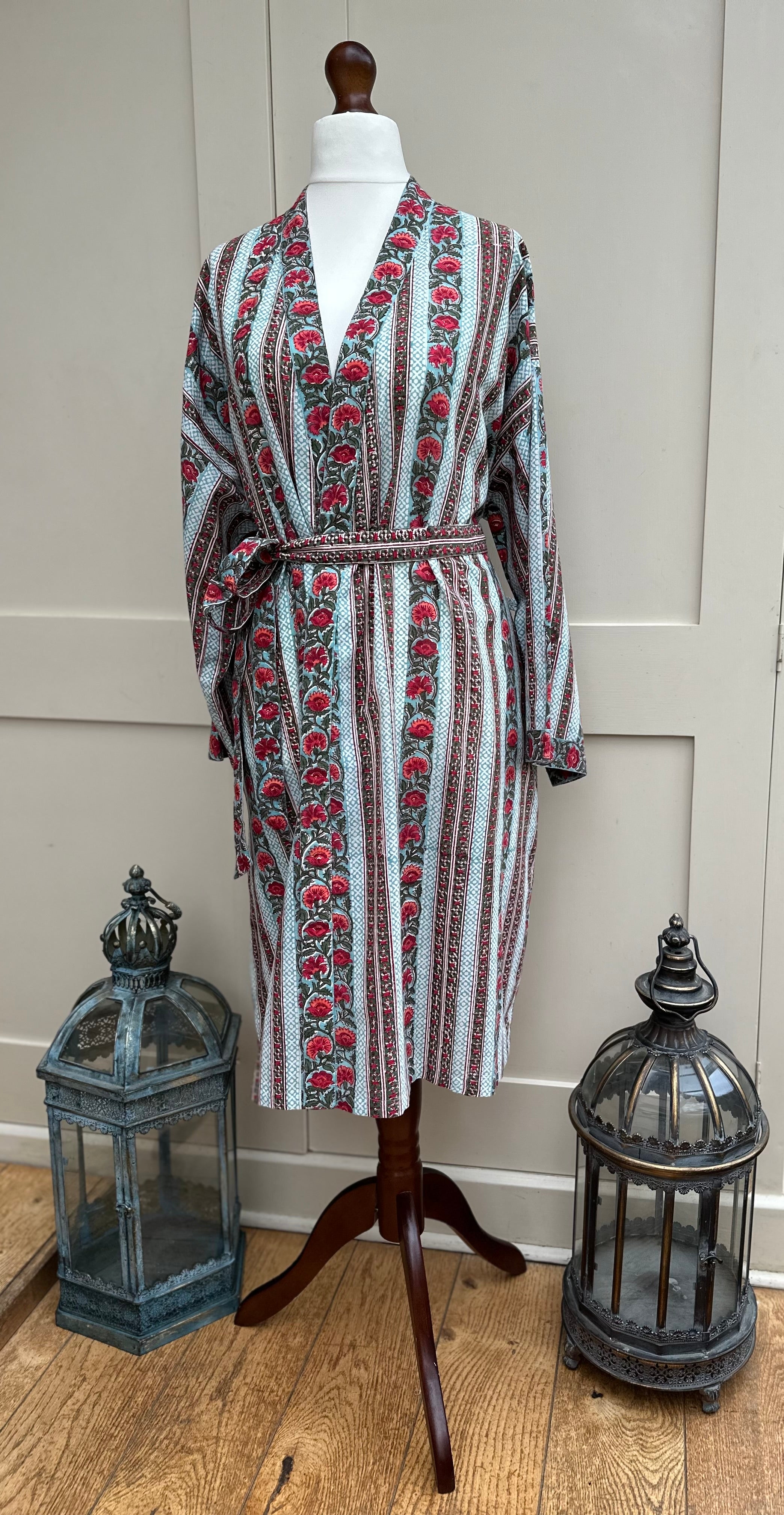 Anokhi Dora Midi Dressing Gown