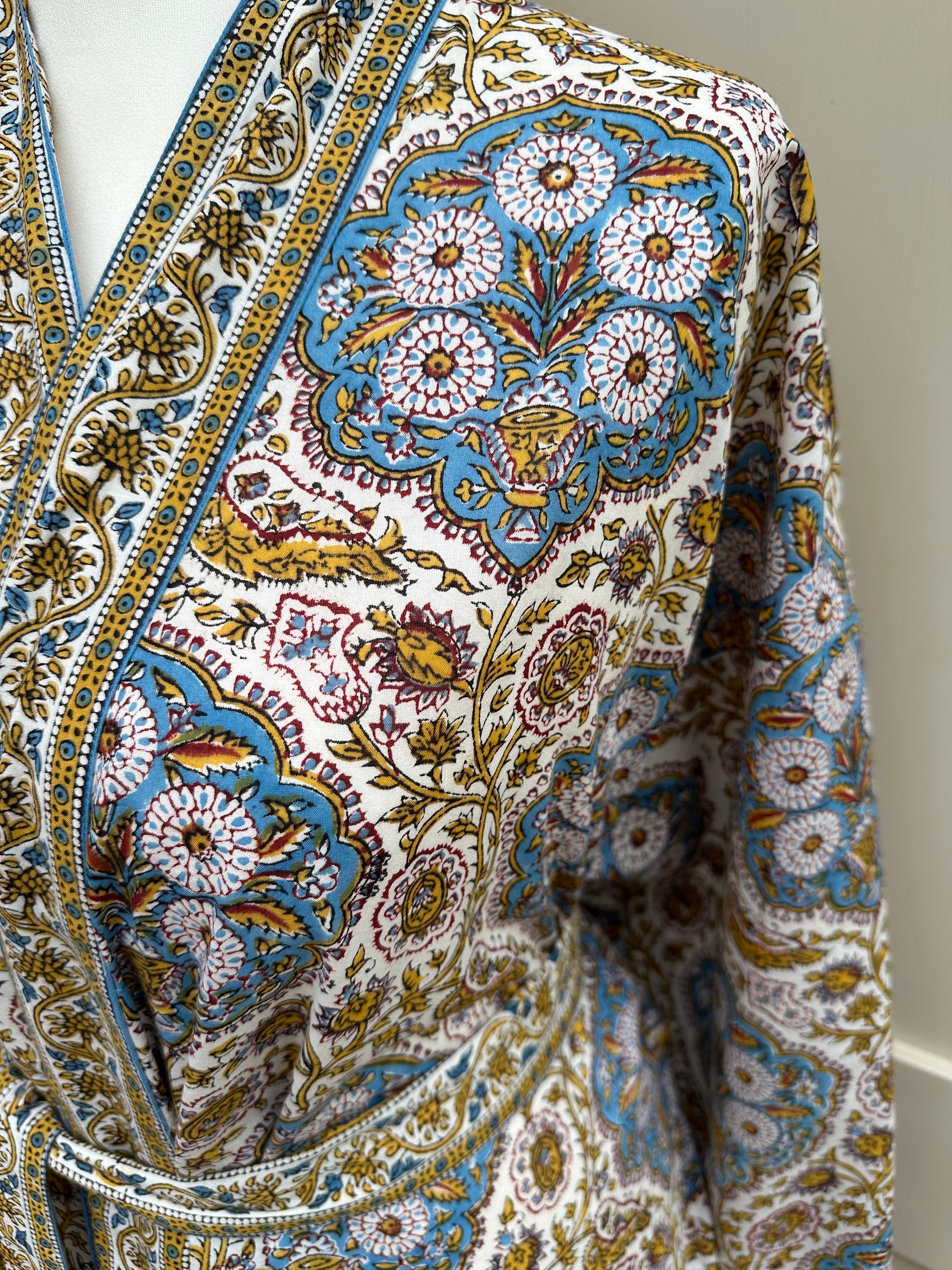 Anokhi Rowena Midi Dressing Gown