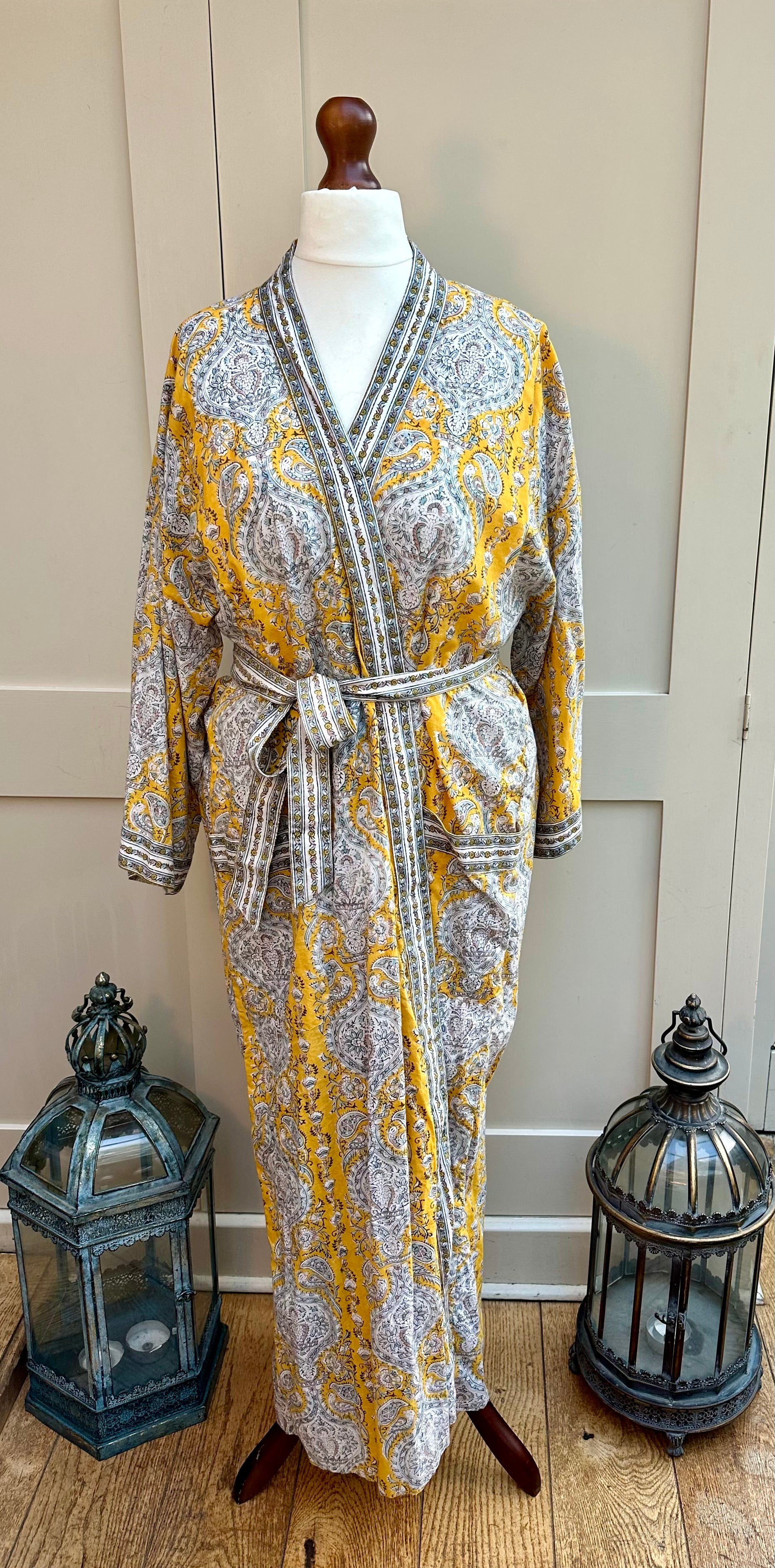 Anokhi Lou Lou Long Dressing Gown