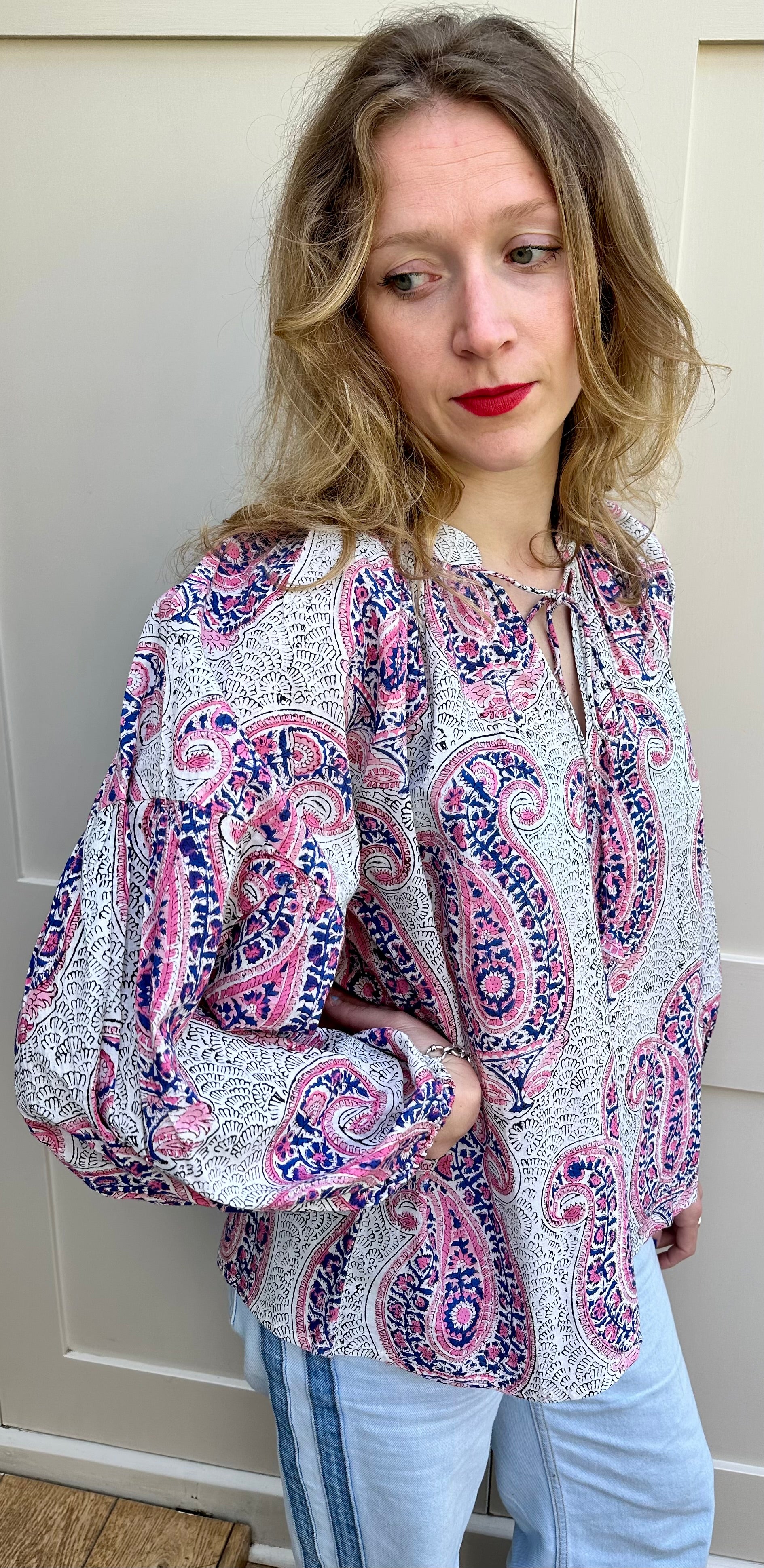 Pink Zenia Top