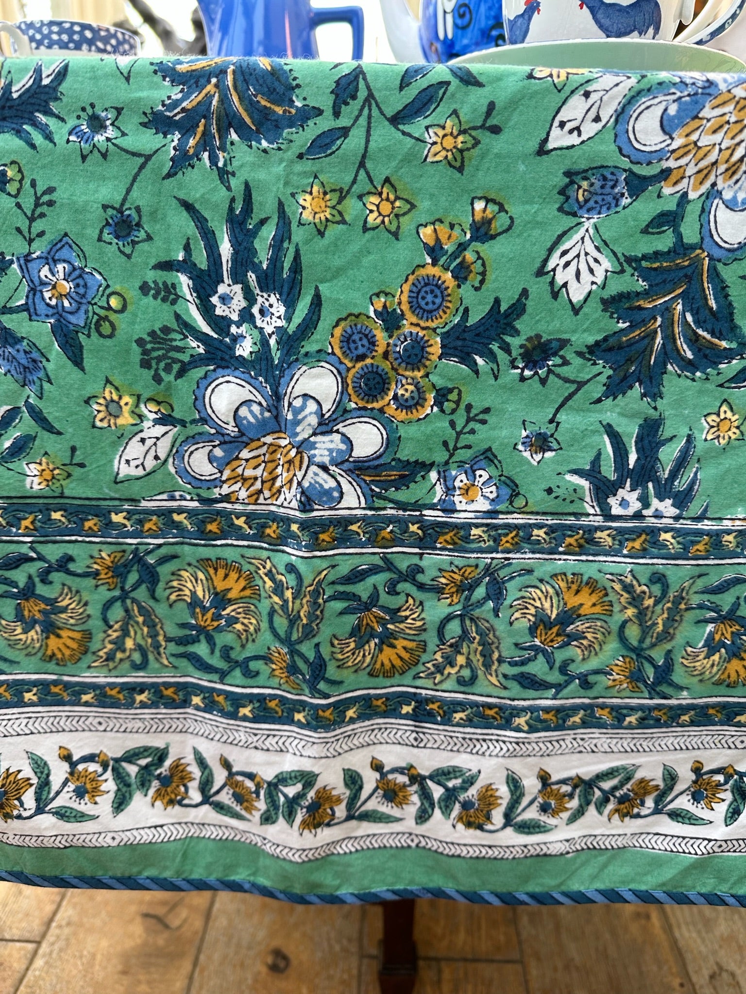 Anokhi Jade Lodhi Tablecloth