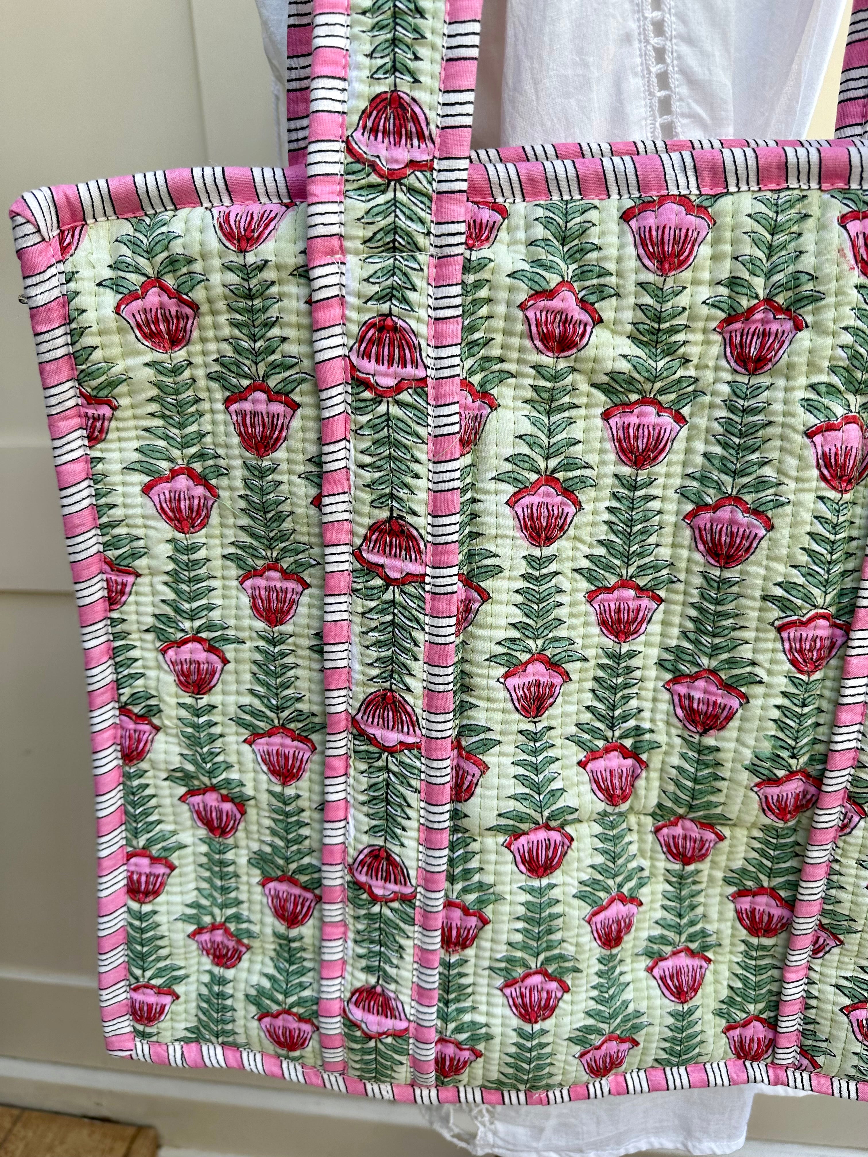 Pink Tulip Zip Oriana Bag