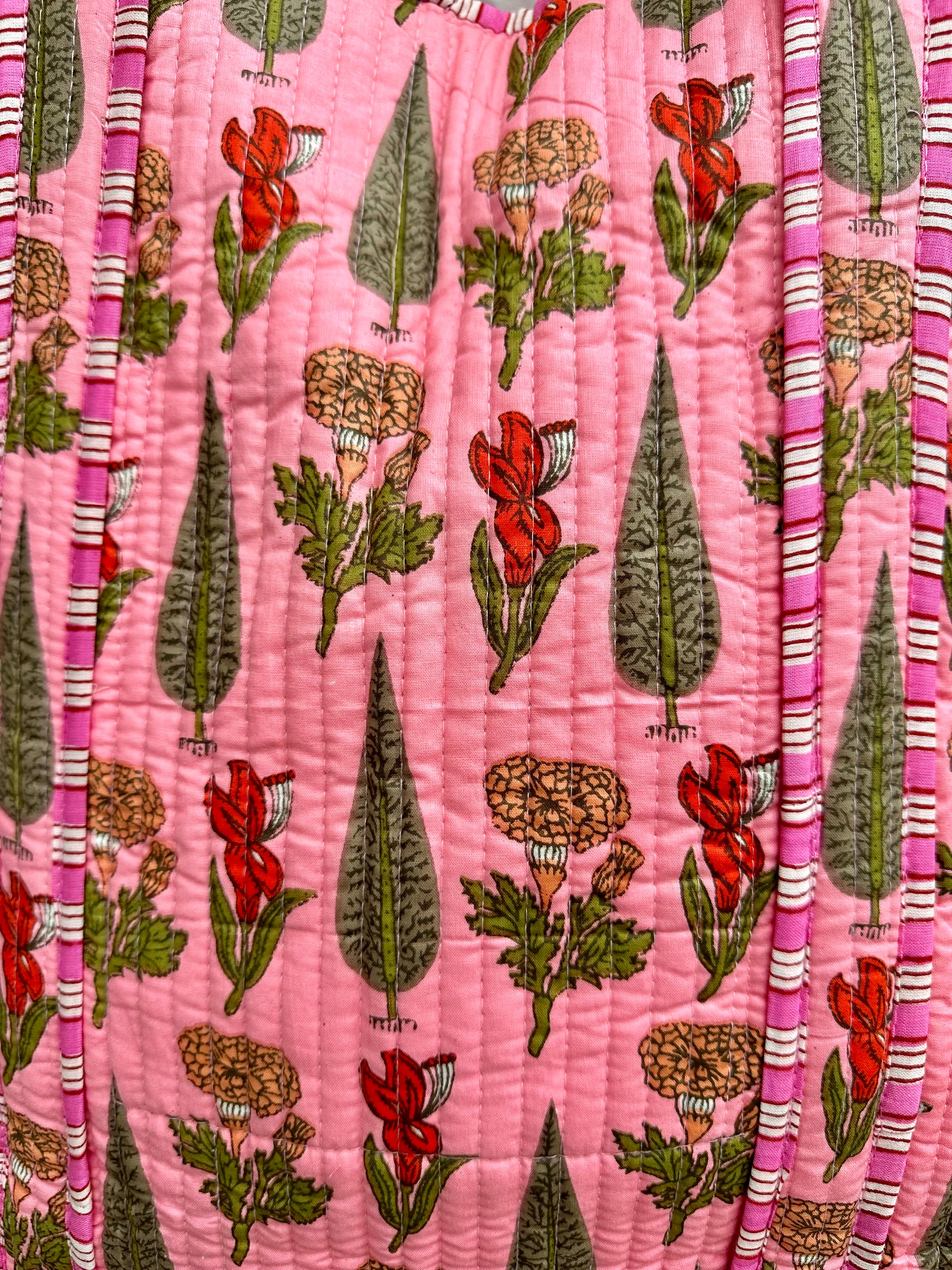 Pink Cypress Zip Bag