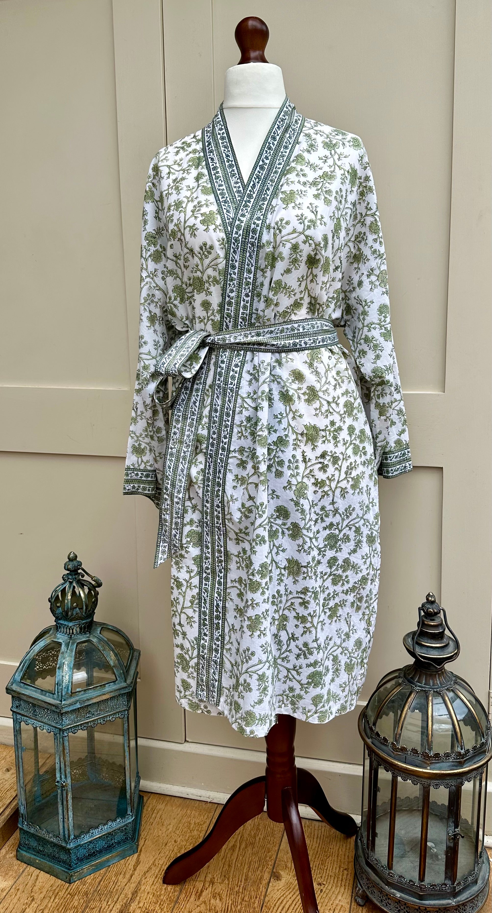 Anokhi Antonia Midi Dressing Gown