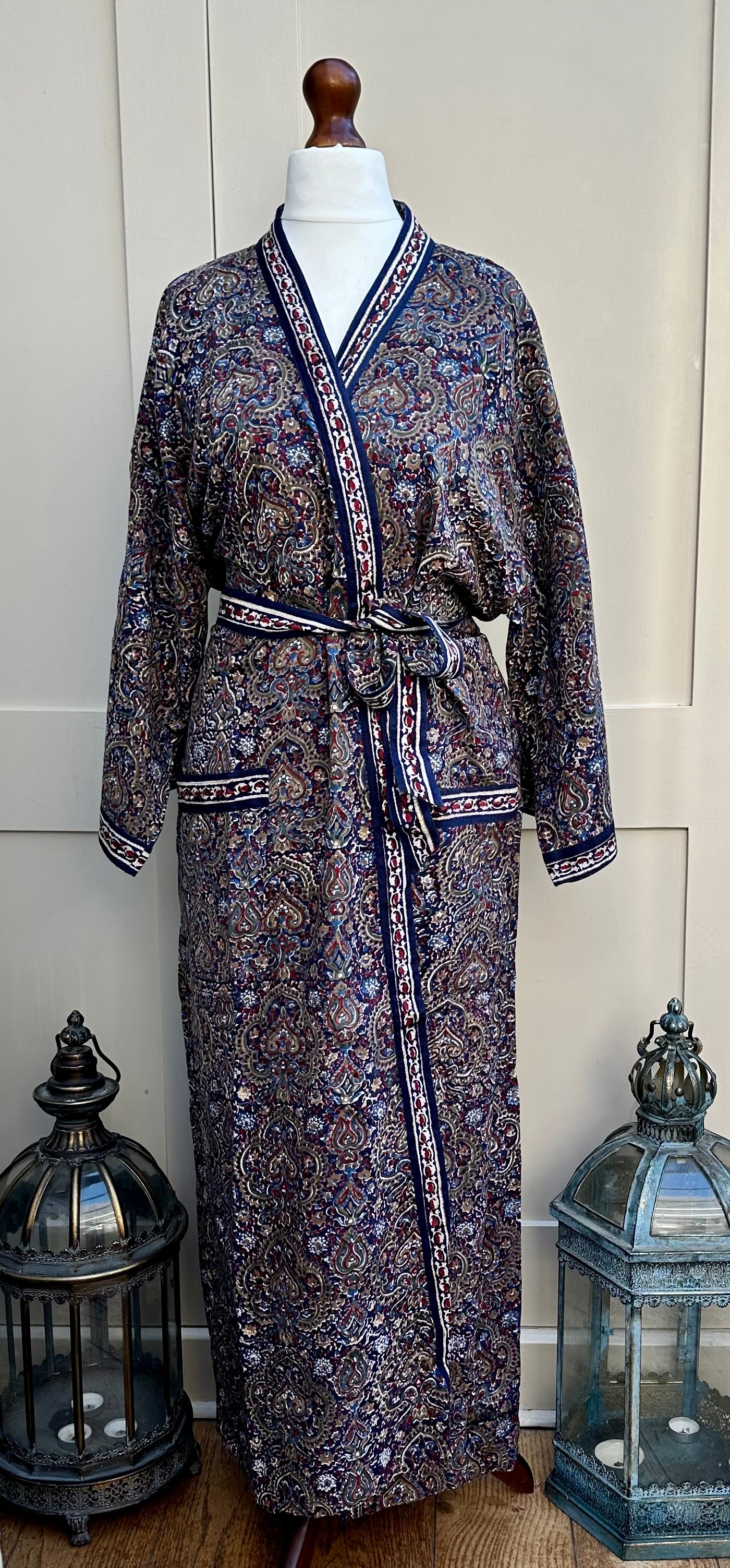 Anokhi Pamela Long Dressing Gown