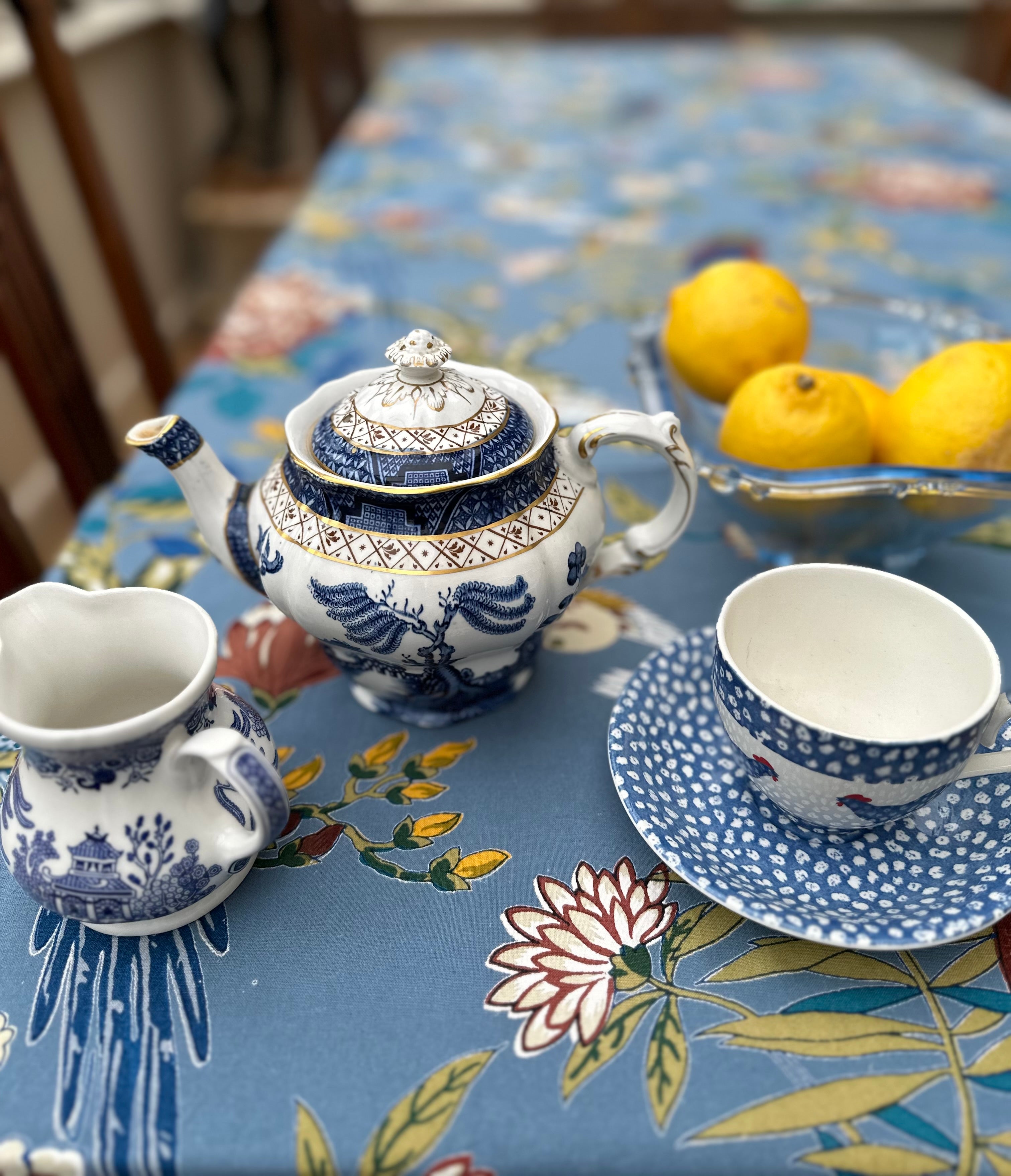 Blue Parrot Tablecloth