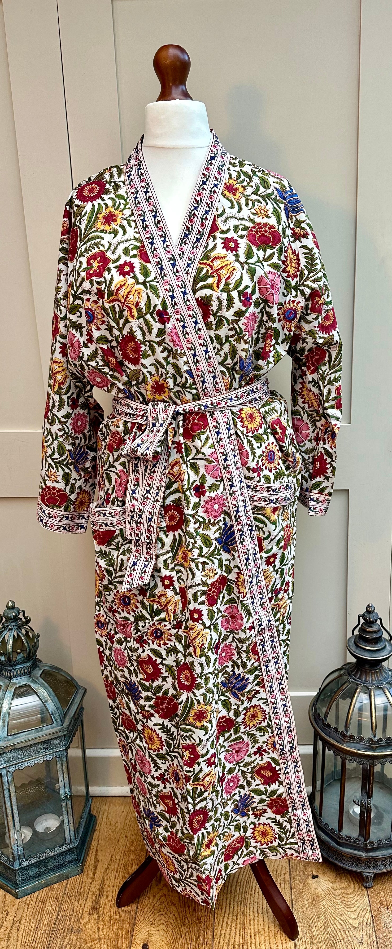Anokhi Laura Long Dressing Gown