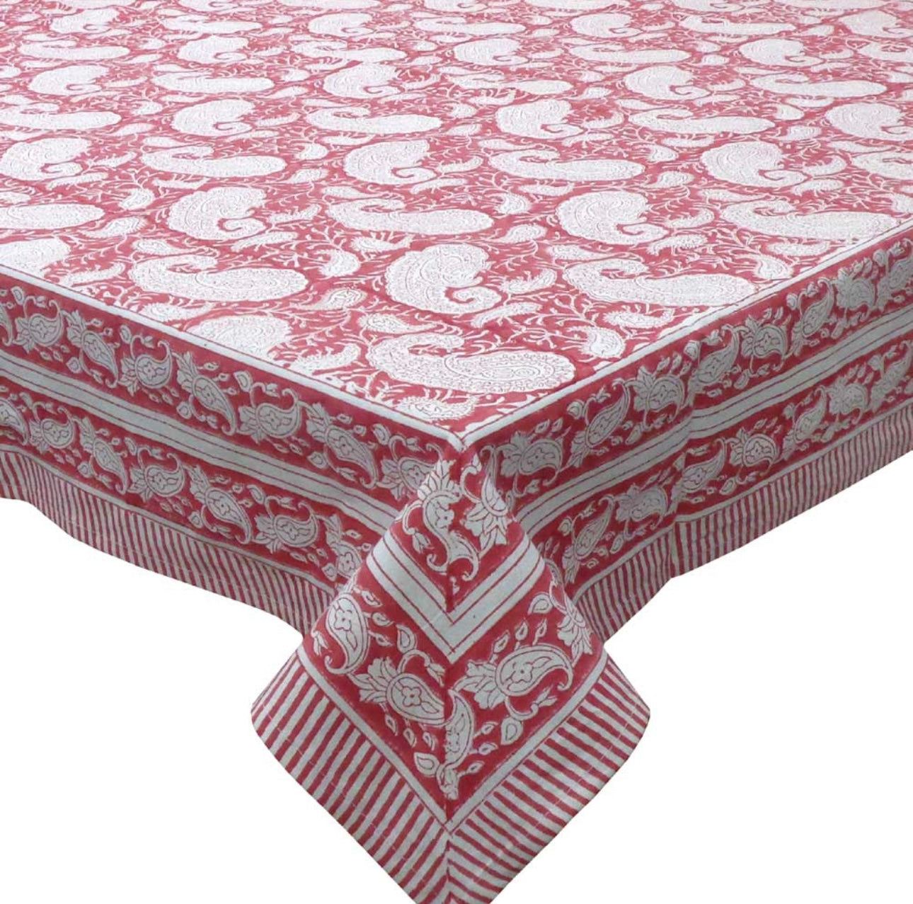 Wild Bazaar Raspberry Tarifa Tablecloth
