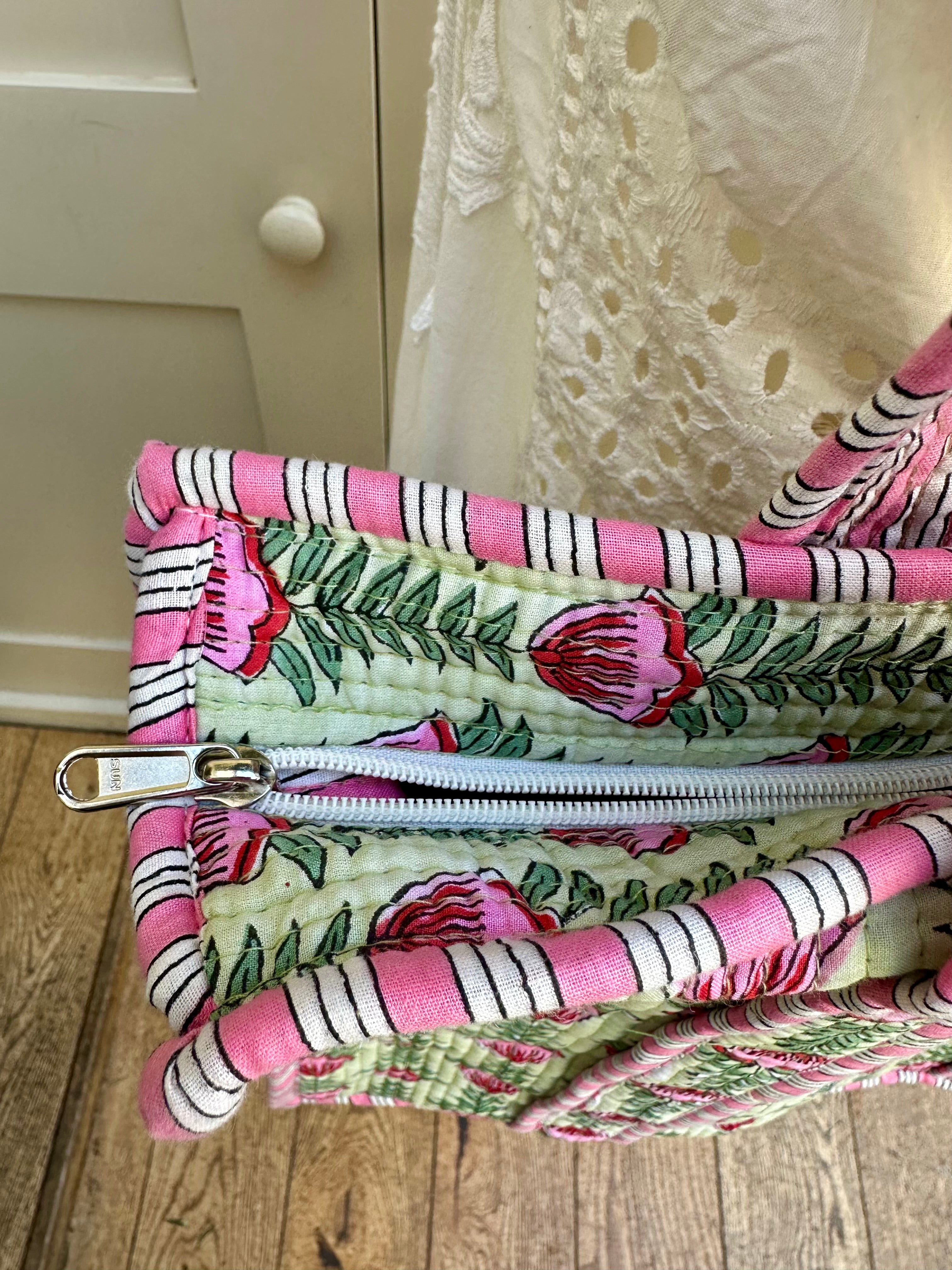 Pink Tulip Zip Oriana Bag