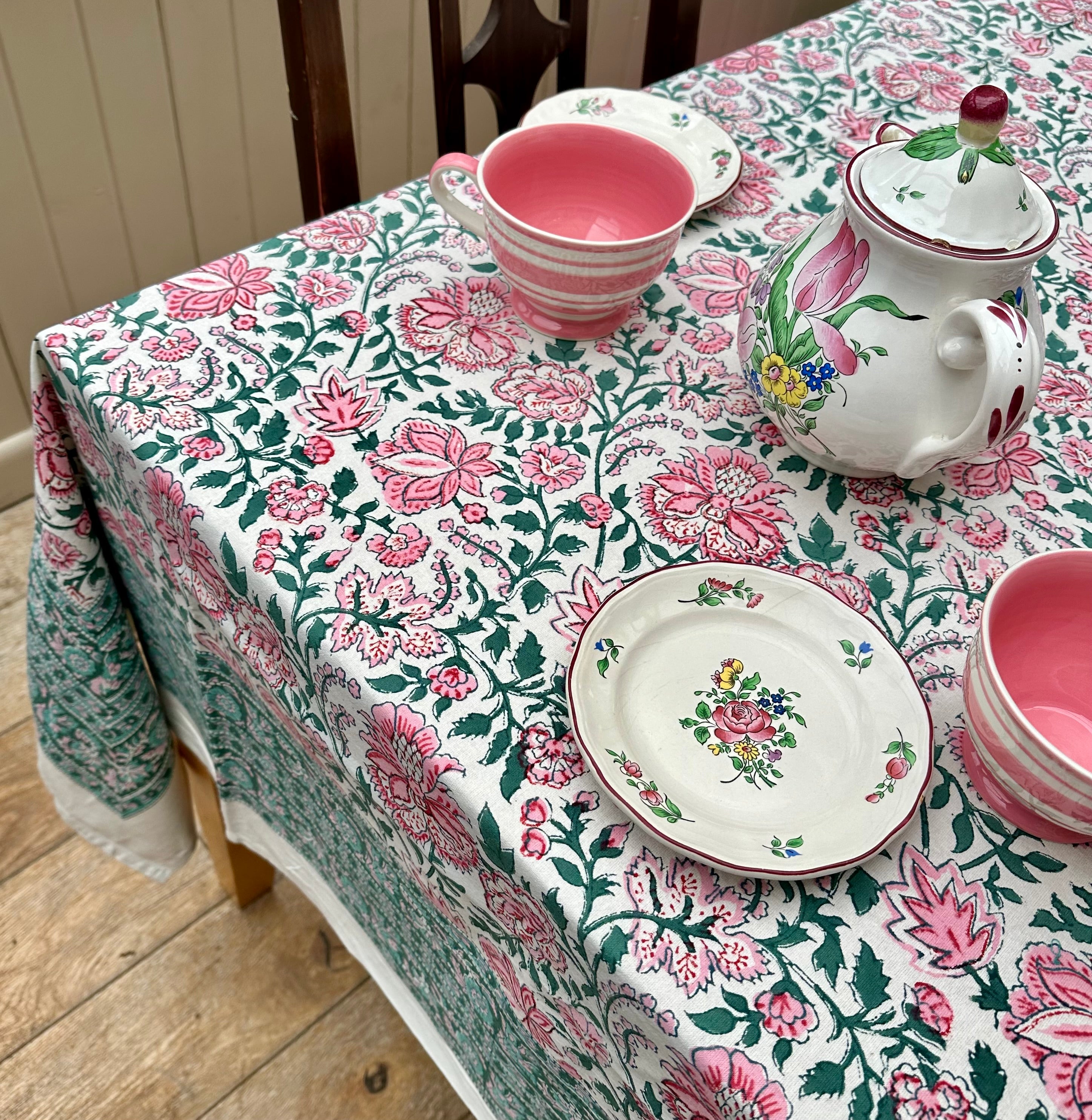 Pink Positano Tablecloth