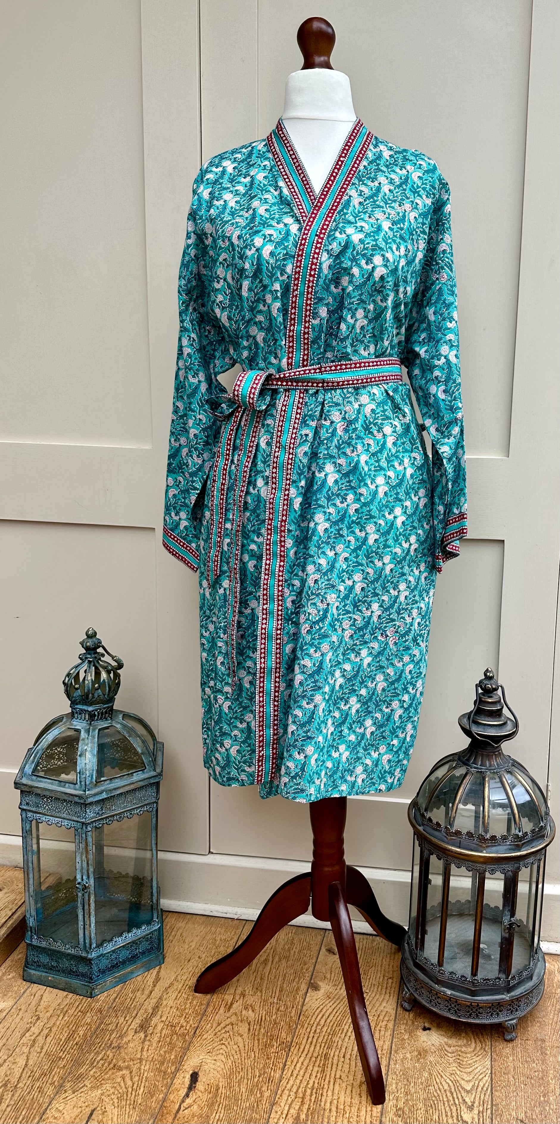 Anokhi Marika Midi Dressing Gown