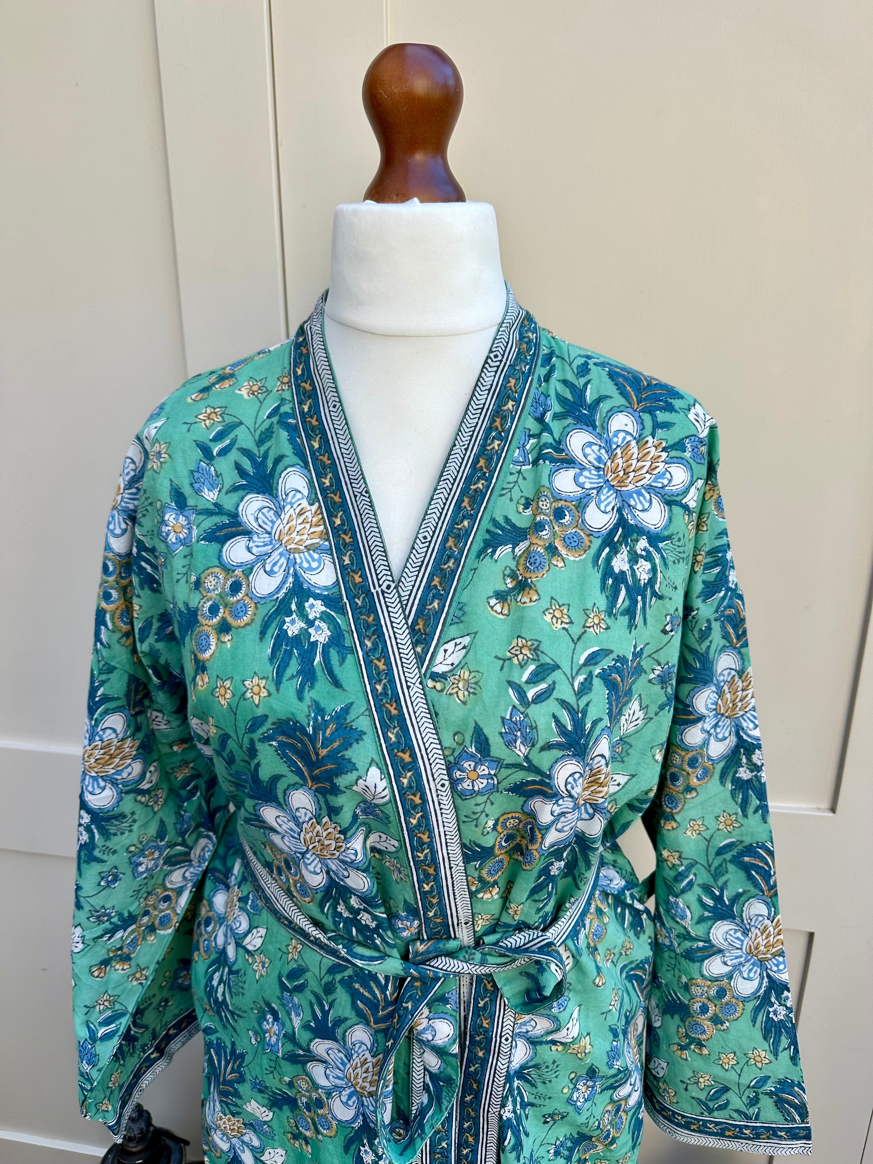 Anokhi Jade Lodhi Midi Dressing Gown