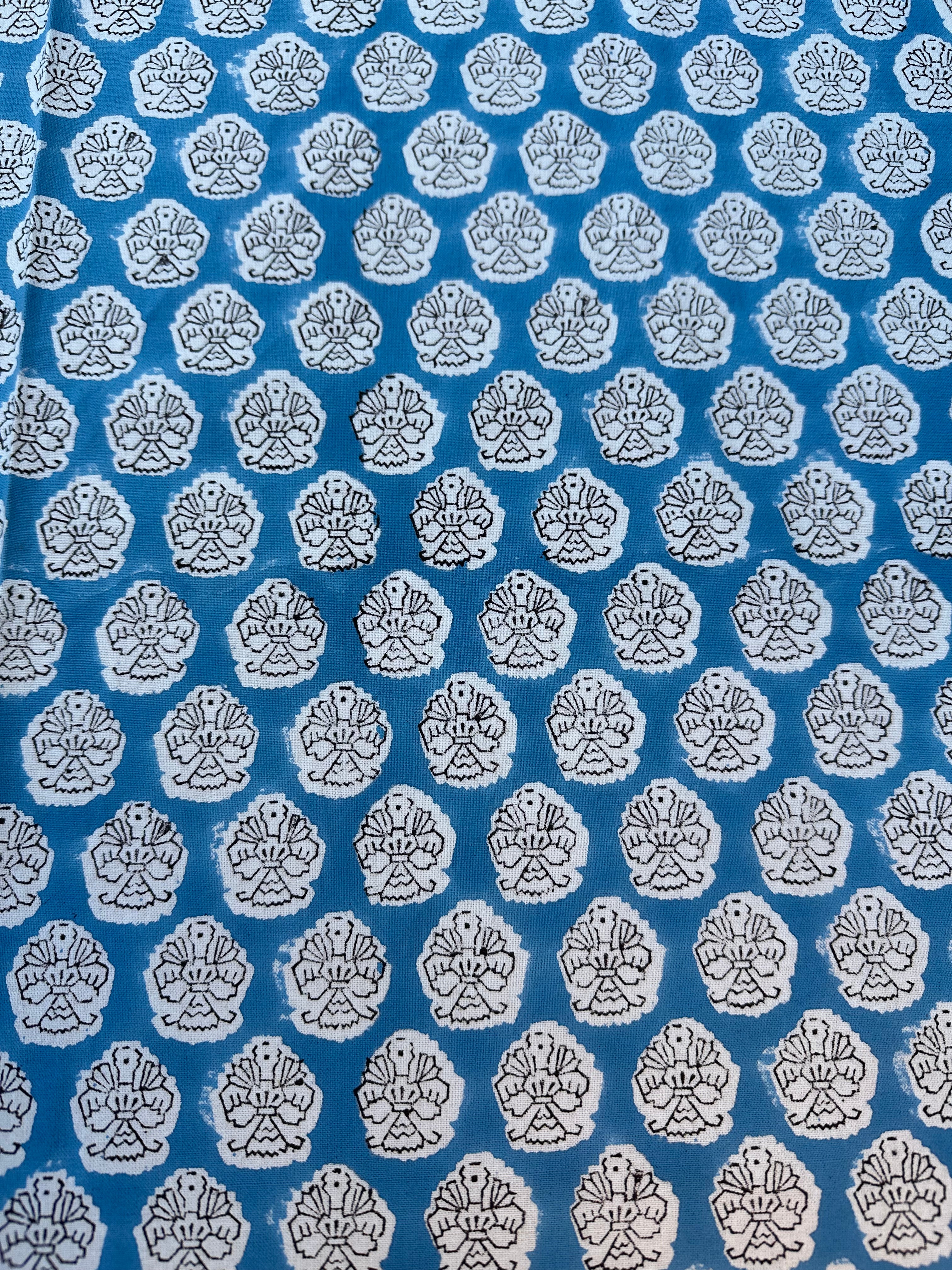 Blue Bloom Tablecloth