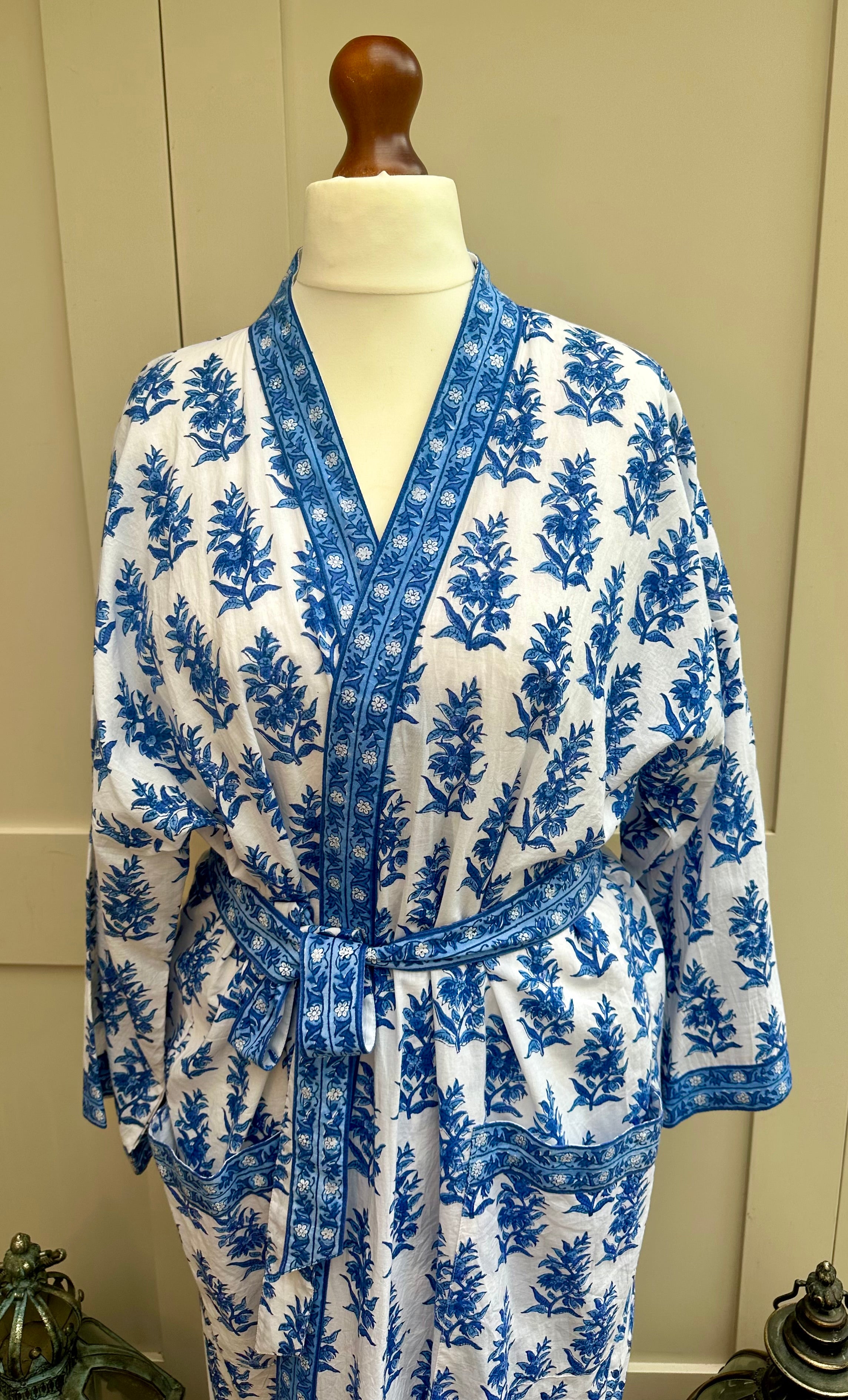 Anokhi Maria Long Dressing Gown