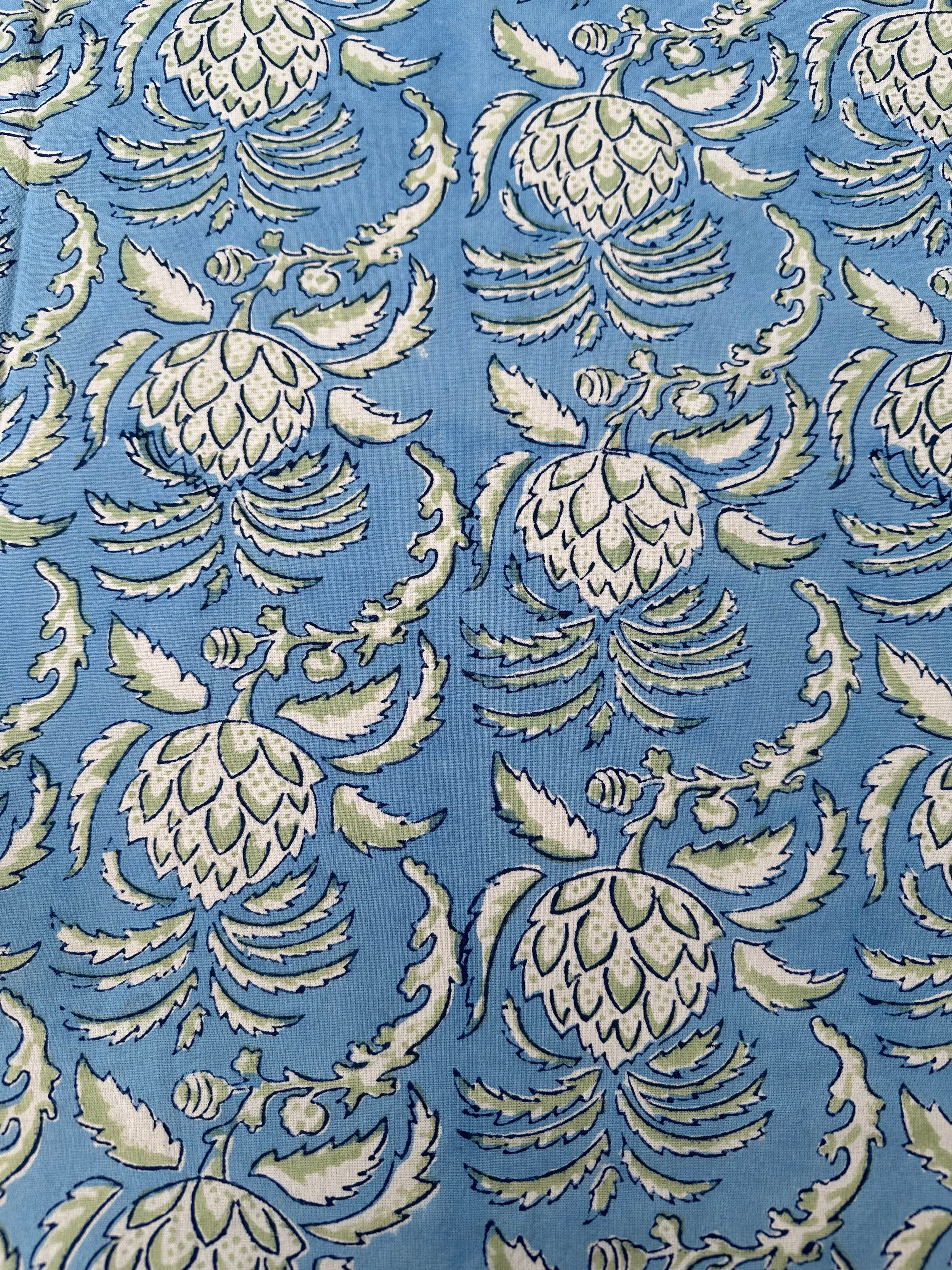 Blue Serifos Tablecloth
