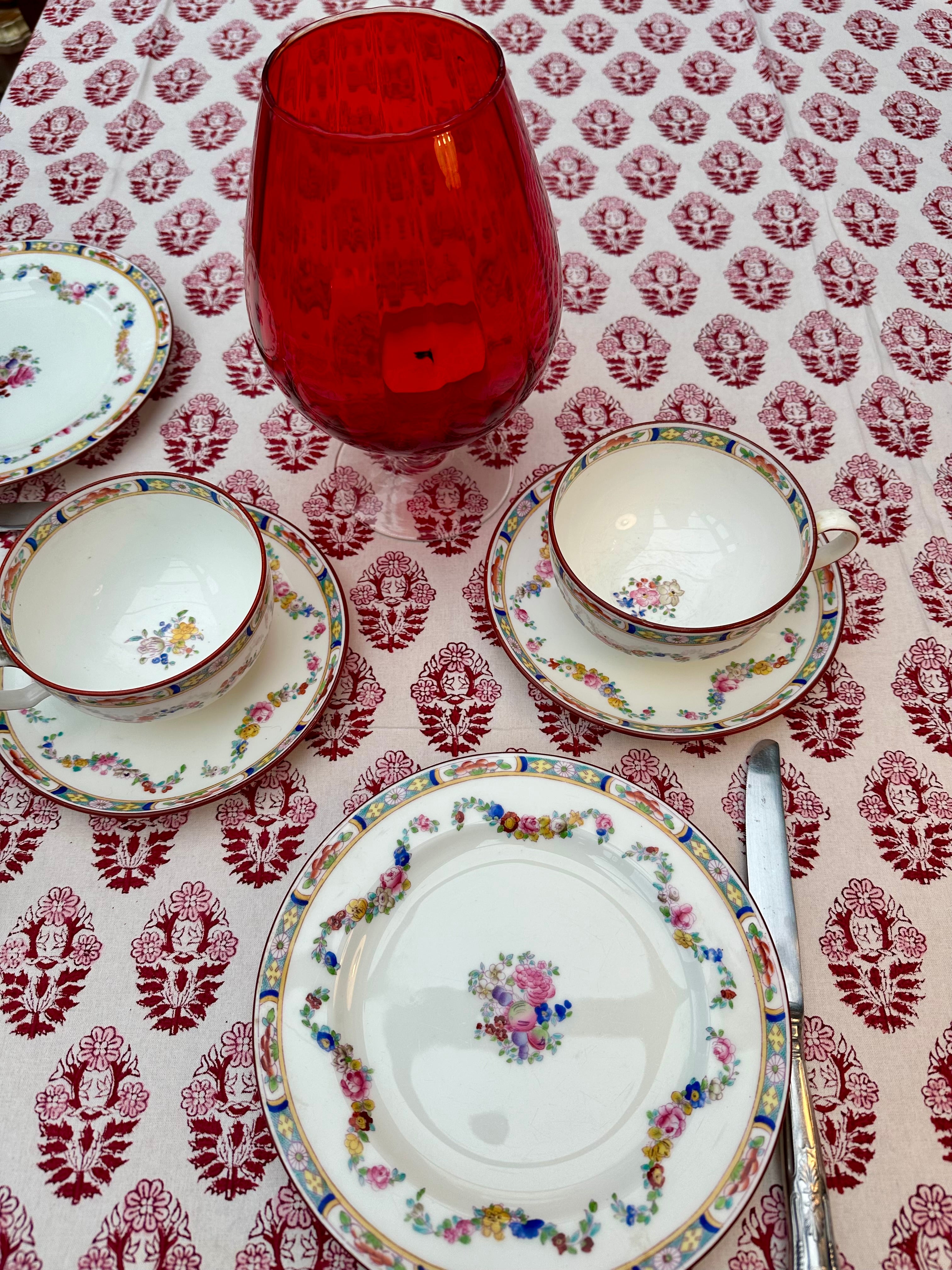 Red Brindisi Tablecloth