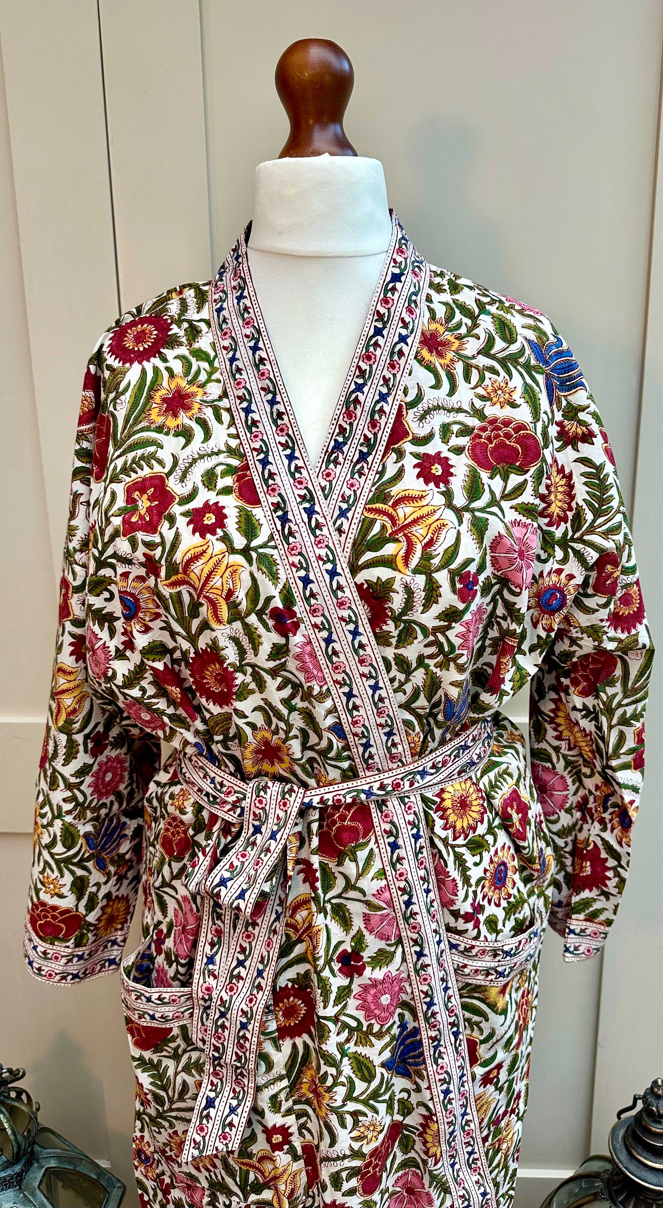 Anokhi Laura Long Dressing Gown