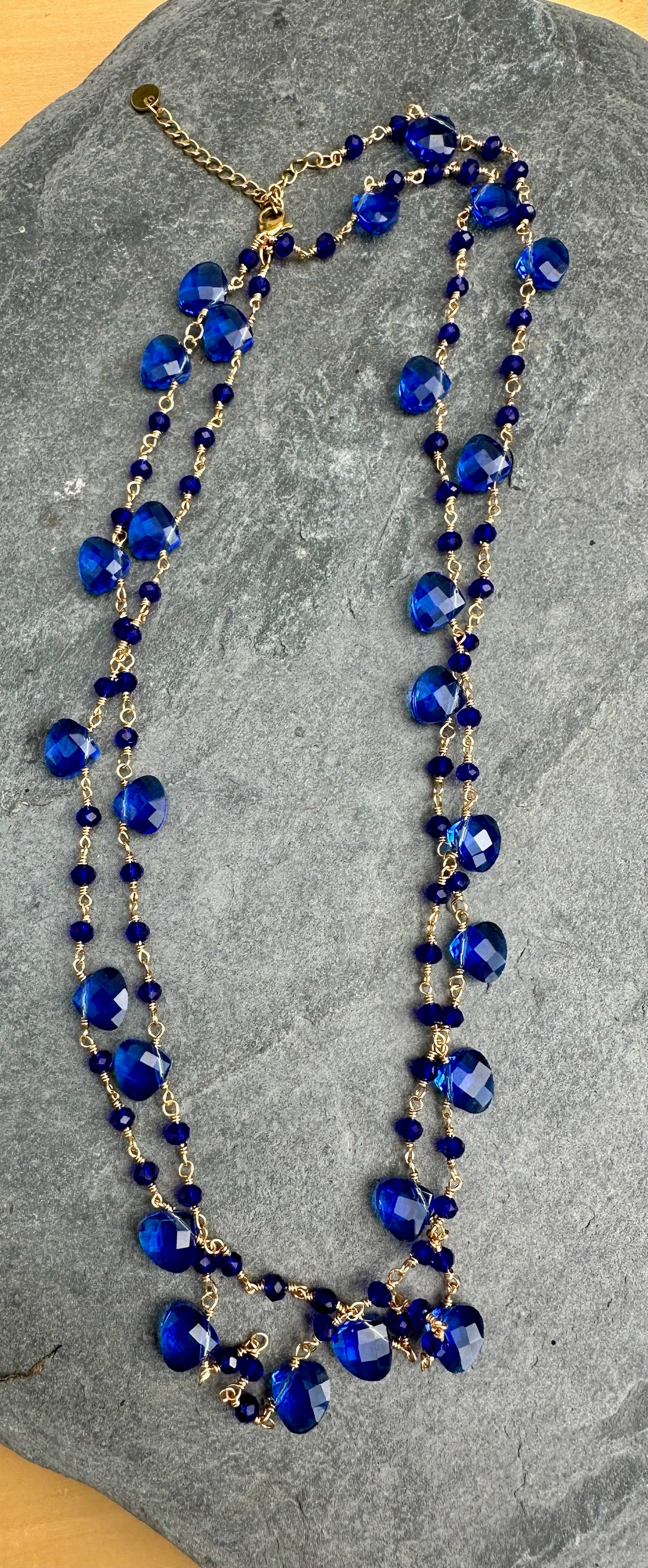 Blue Bead Necklace