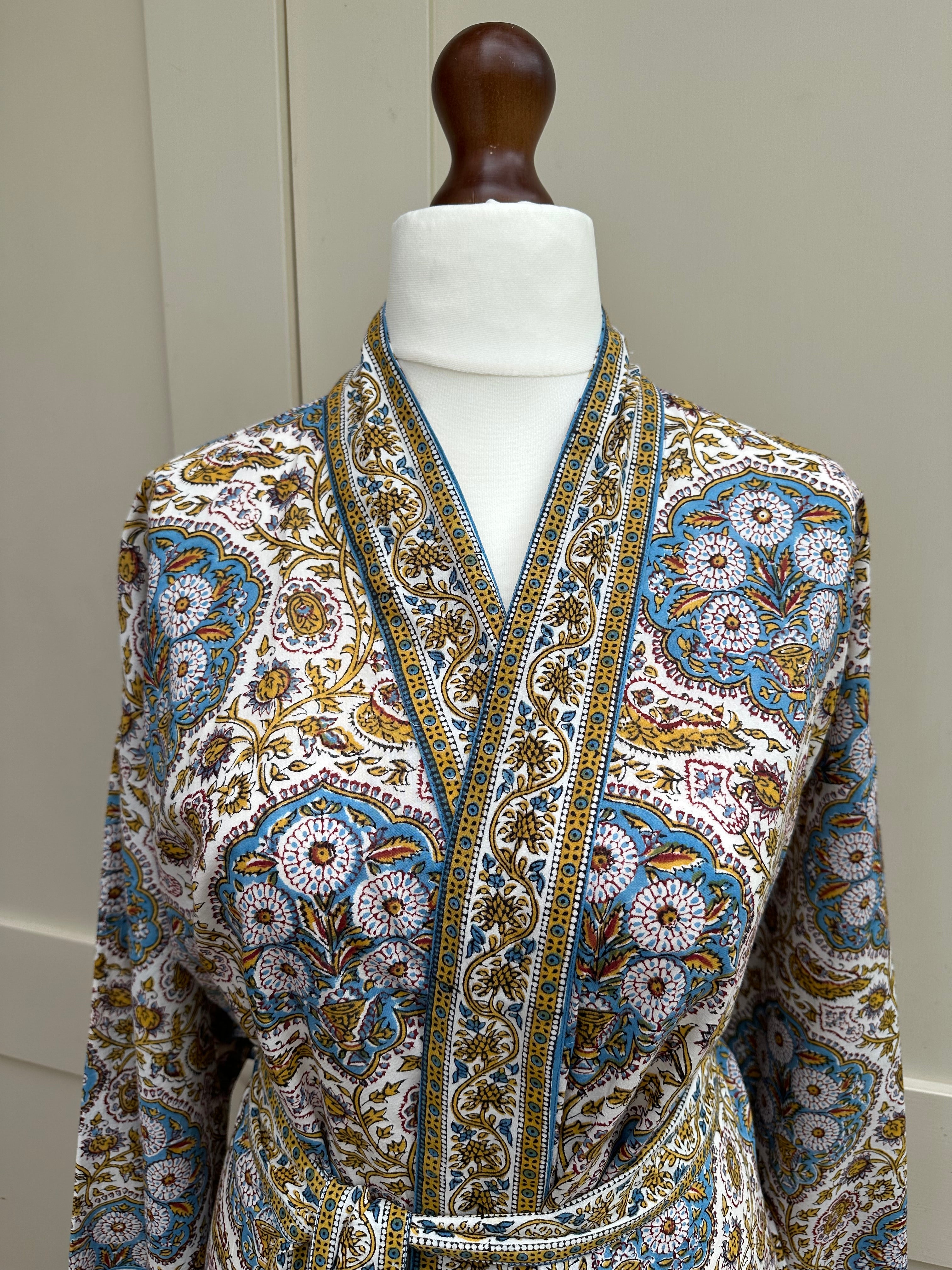 Anokhi Rowena Midi Dressing Gown