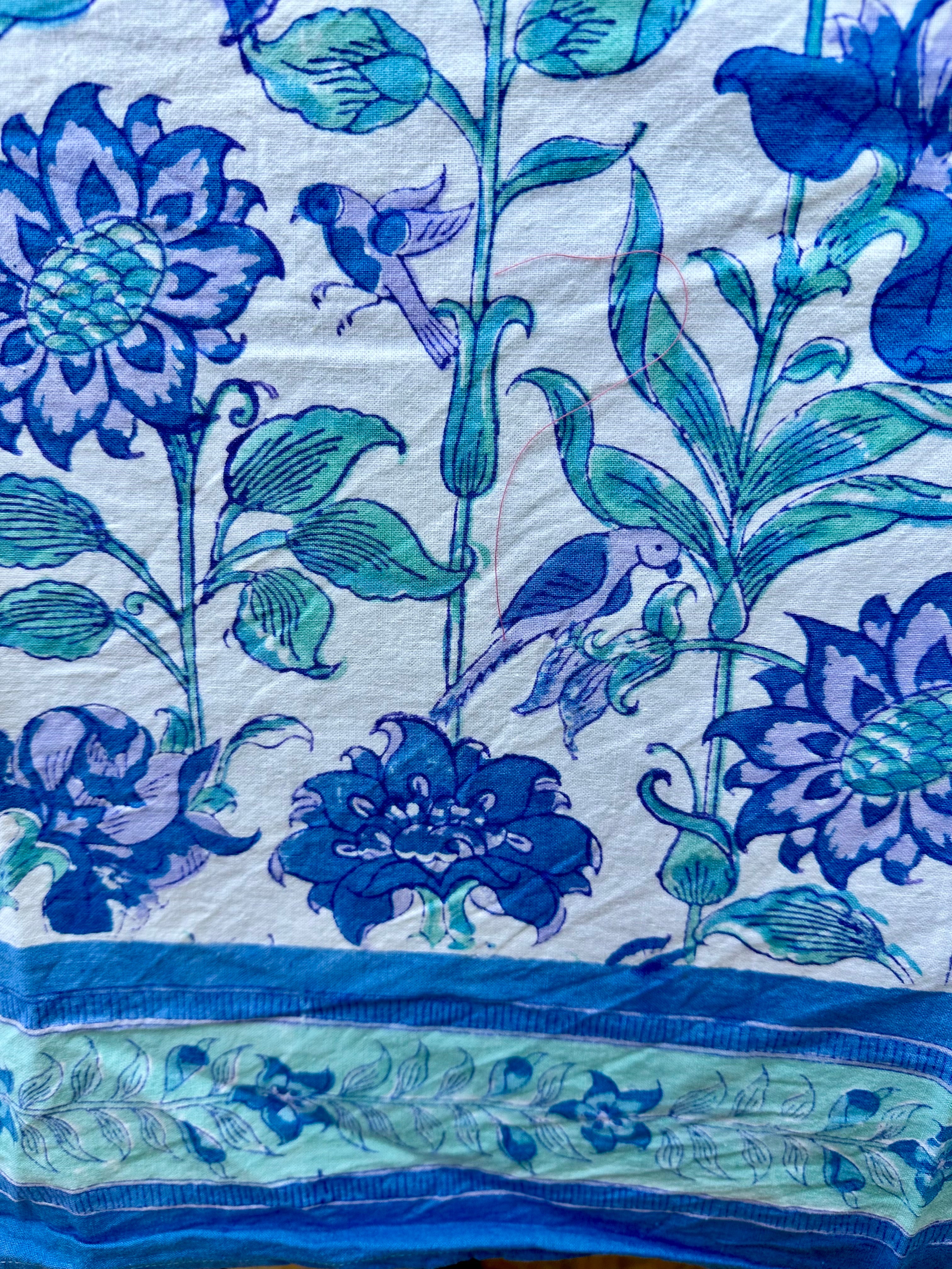 Anokhi Blue Artemis Tablecloth