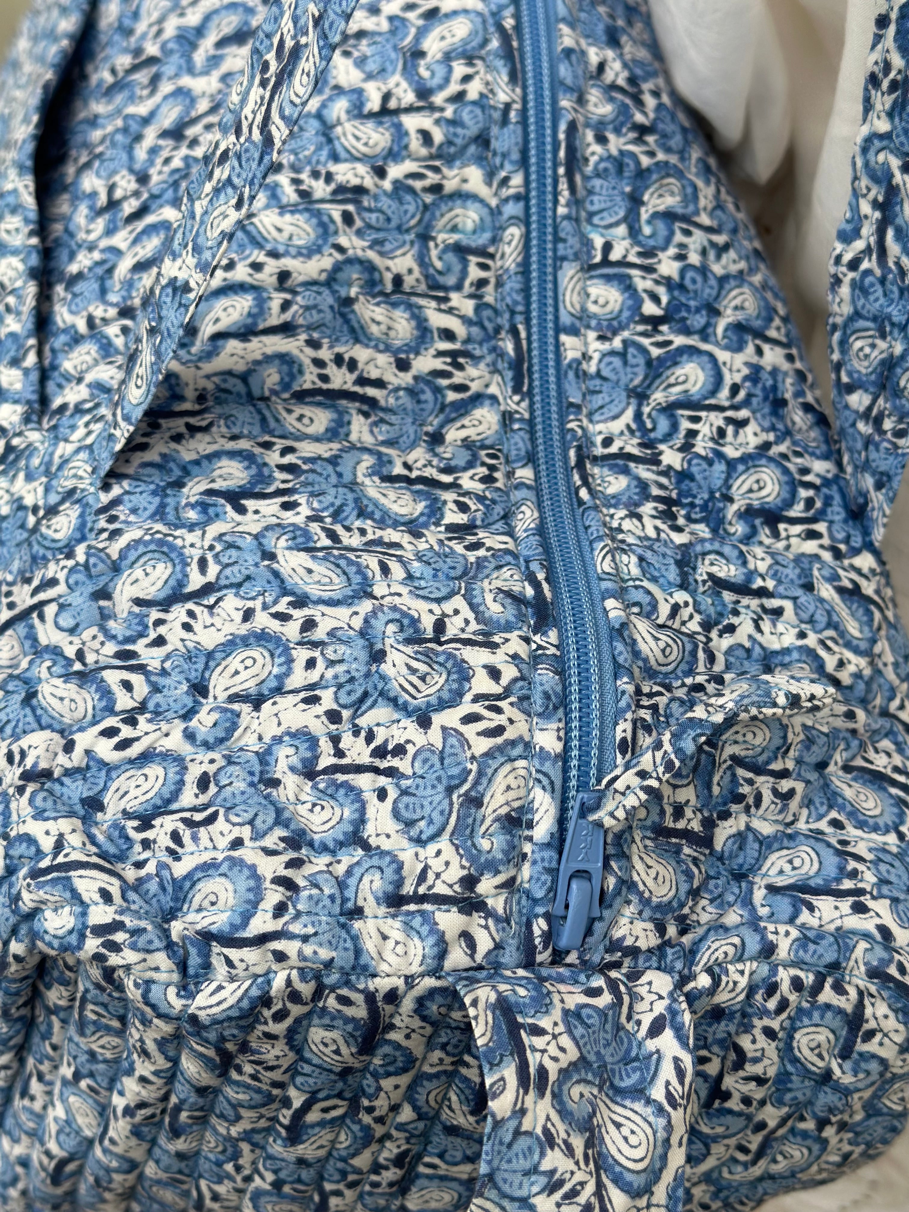 Blue Sky Paisley Bag