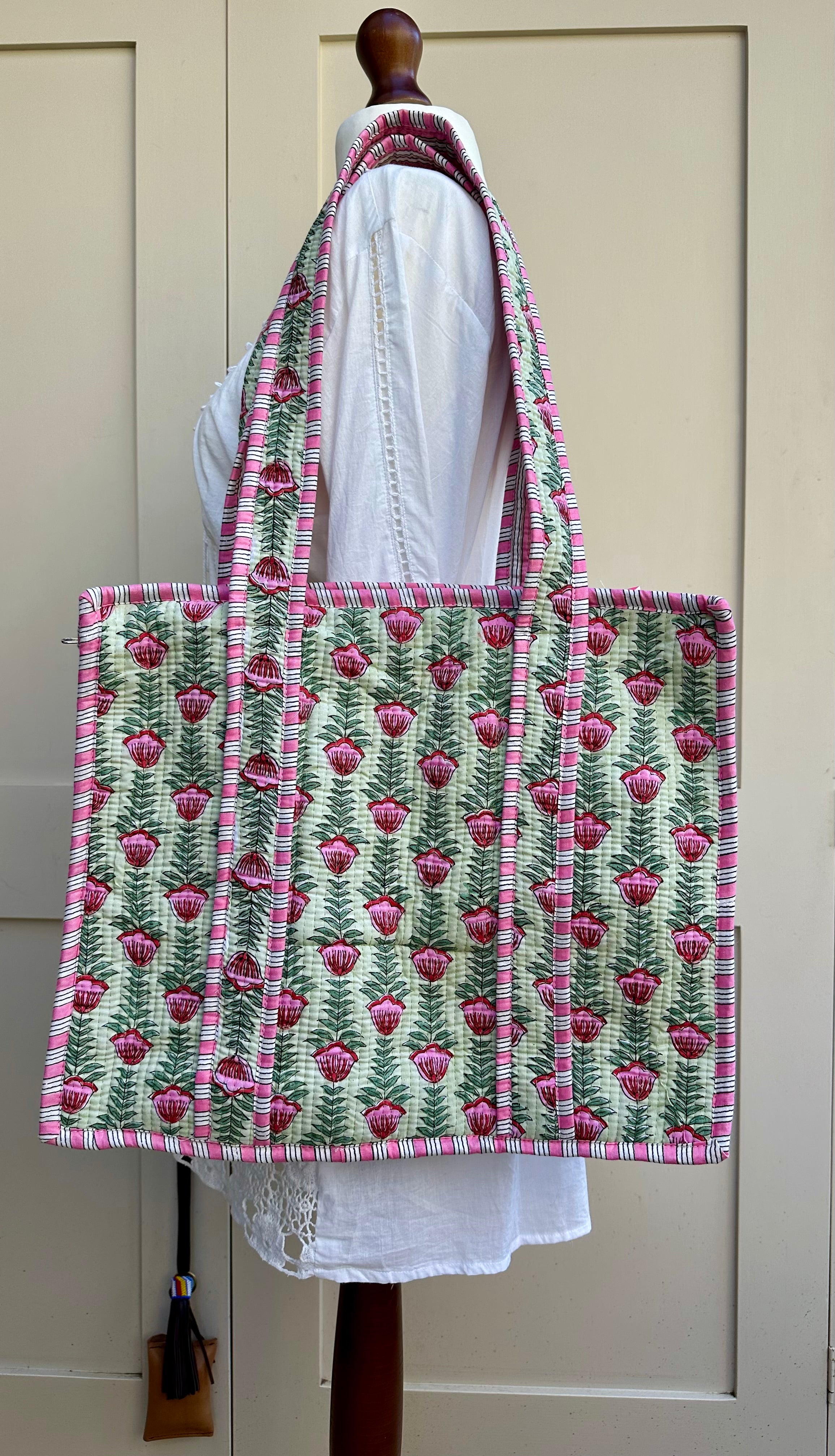 Pink Tulip Zip Oriana Bag