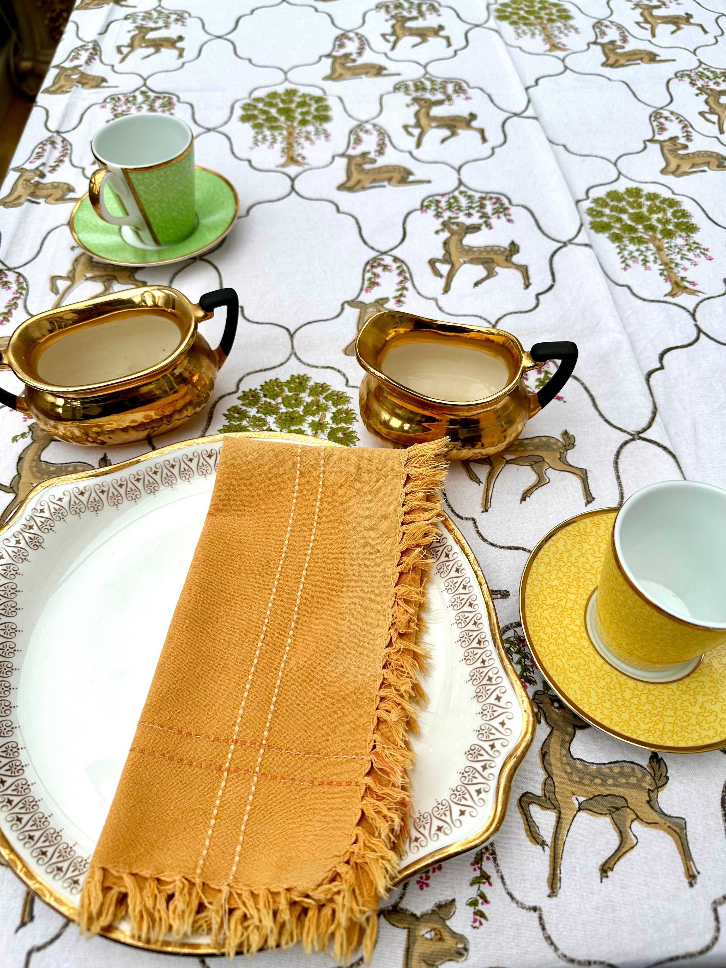 Wild Bazaar Gazelle Tablecloth