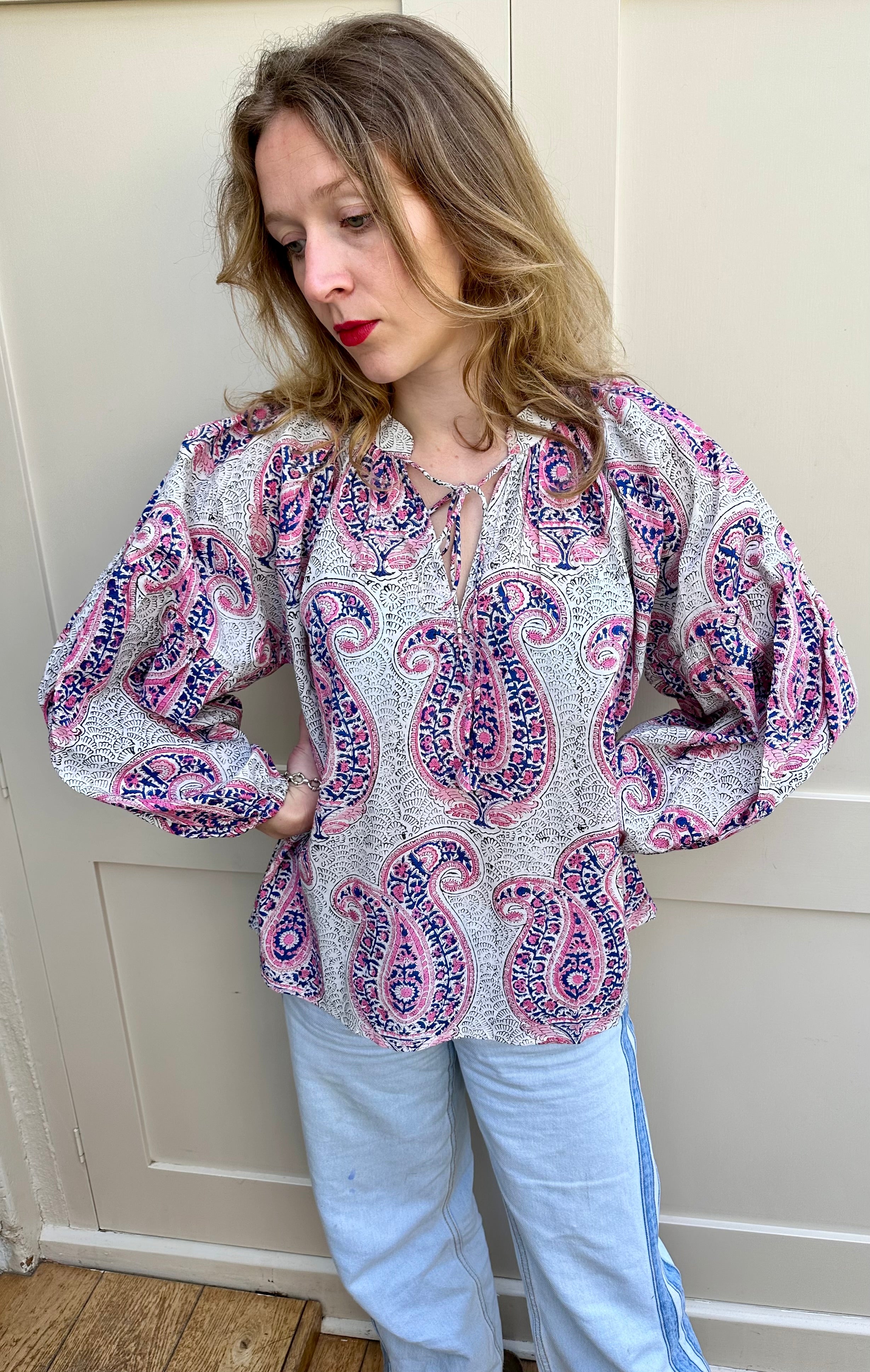 Pink Zenia Top