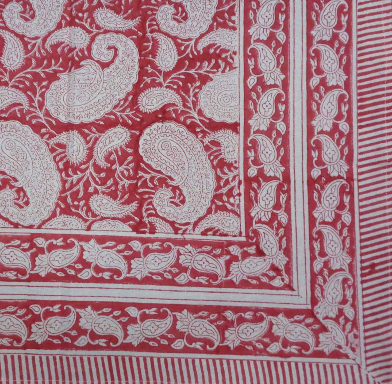 Wild Bazaar Raspberry Tarifa Tablecloth